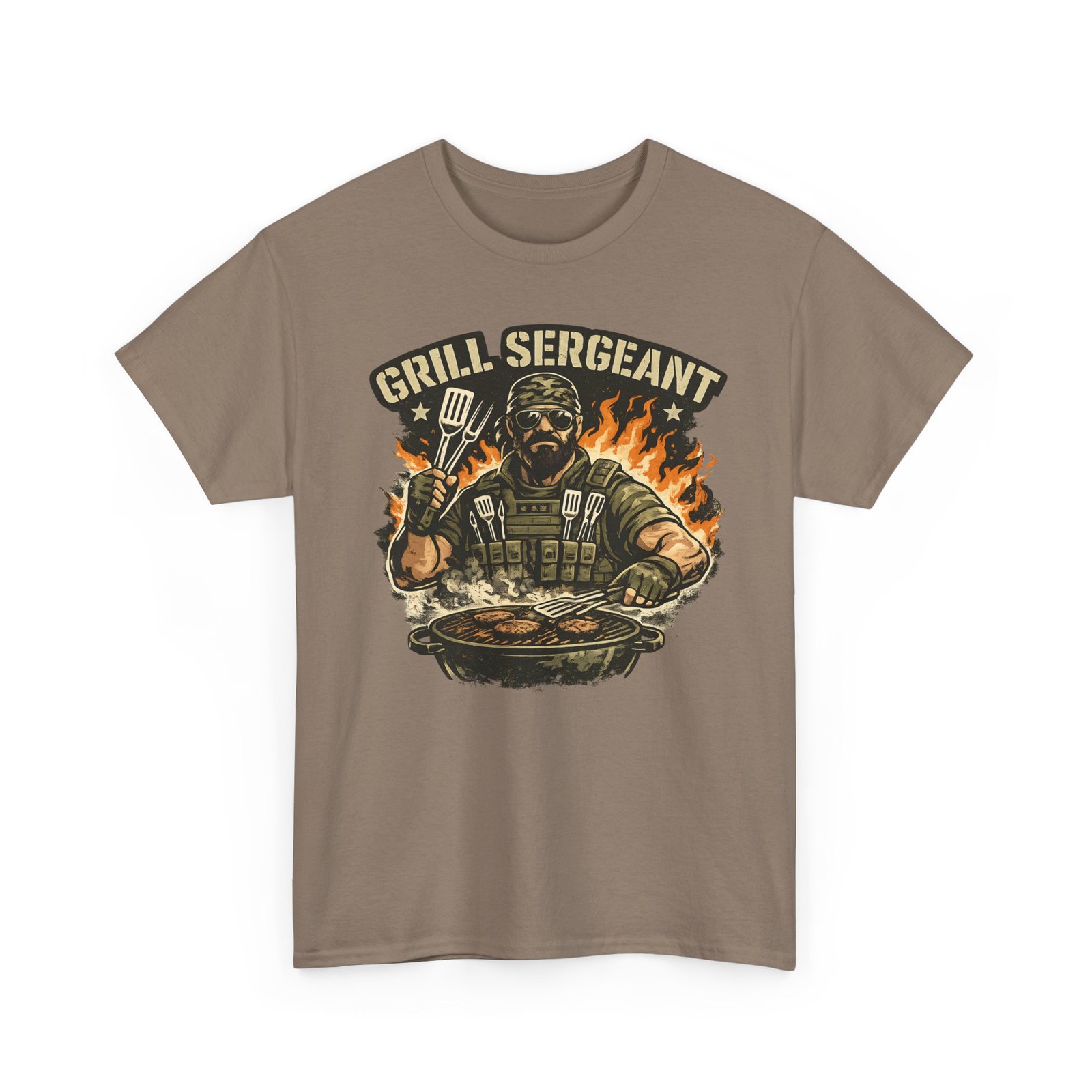 Grill Sergeant Dad T-Shirt — Funny Father’s Day BBQ Tee - Image 27