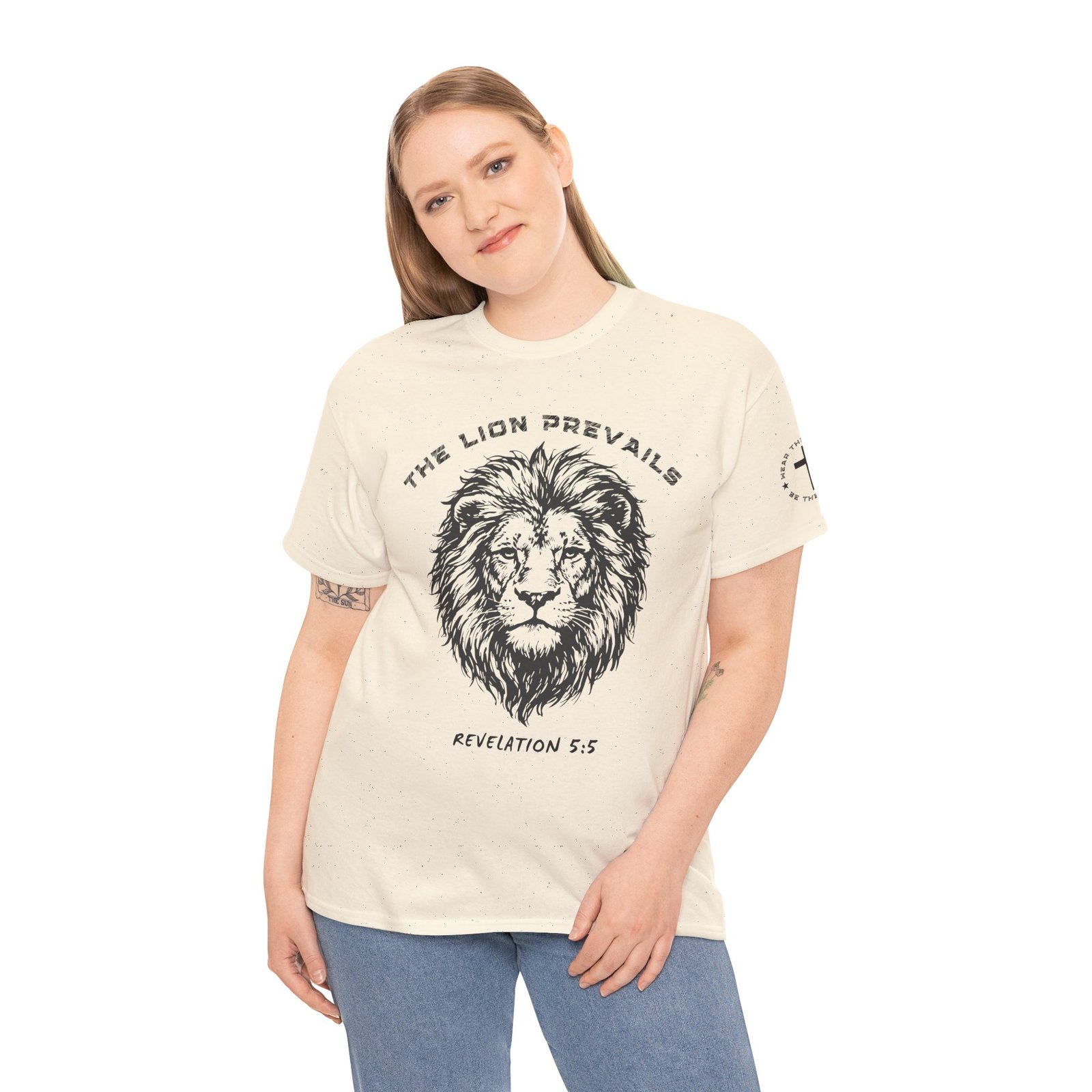 Lion Prevails T-Shirt — 'The Lion Prevails' Revelation 5:5 Christian Tee - Image 33