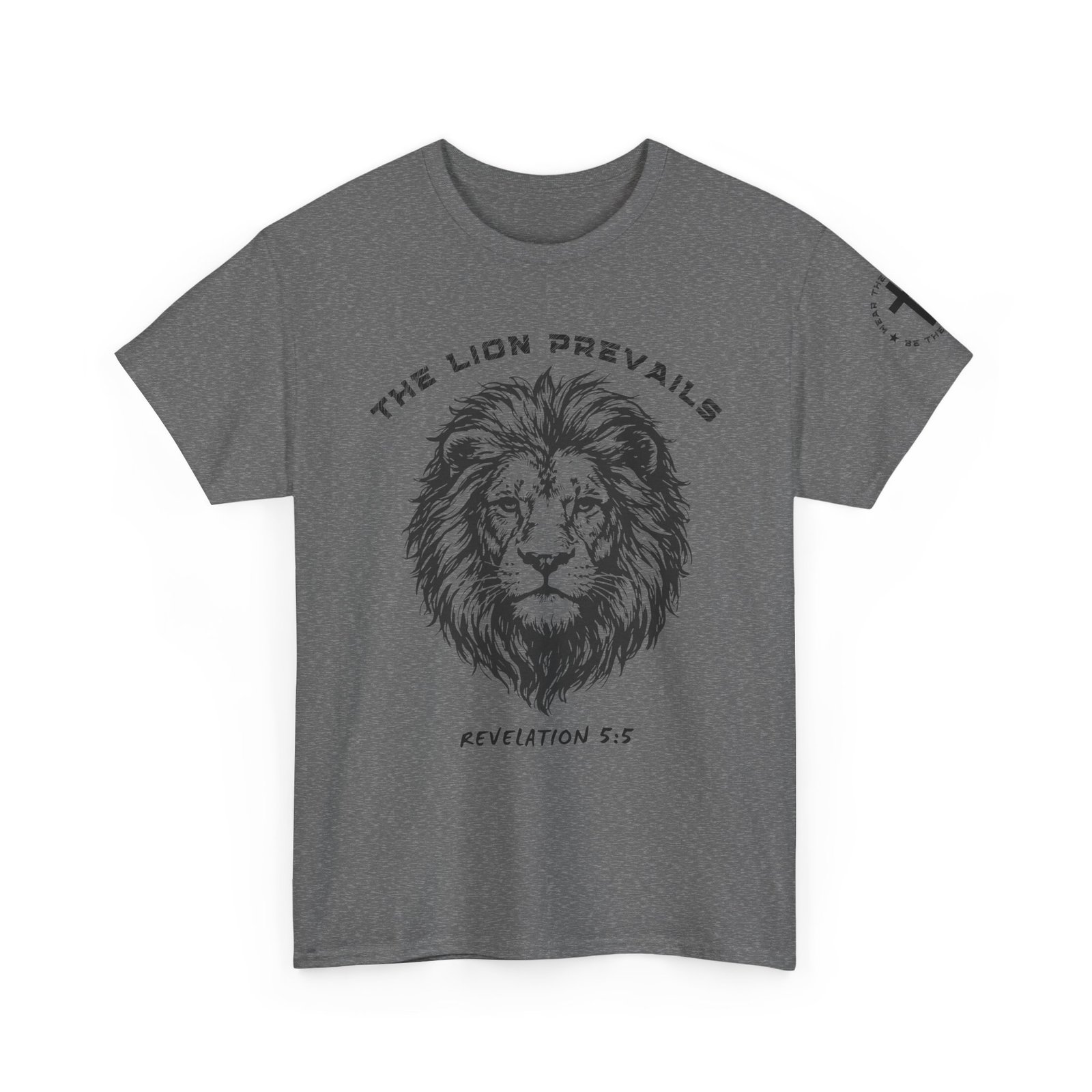 Lion Prevails T-Shirt — 'The Lion Prevails' Revelation 5:5 Christian Tee - Image 66