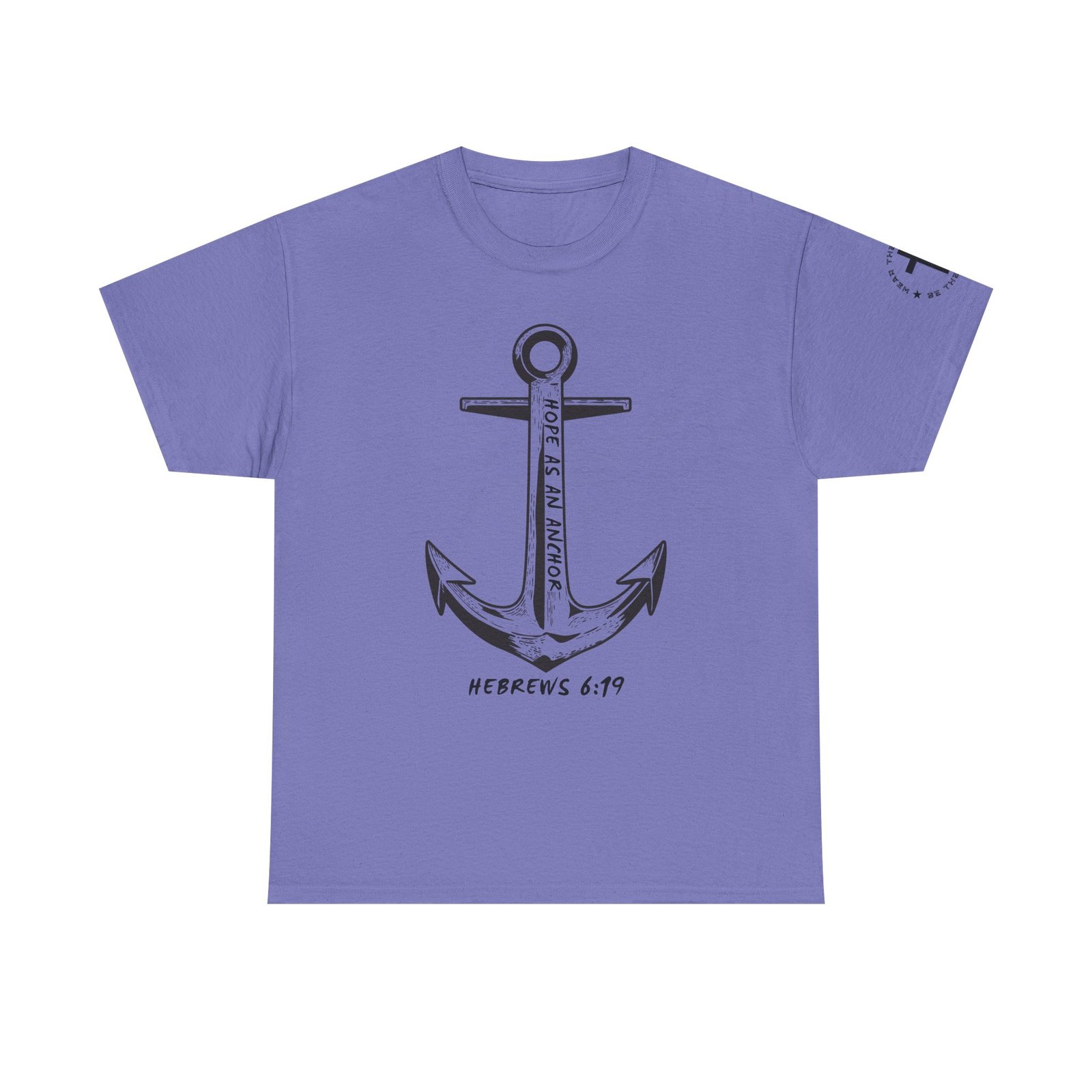 Anchor Faith T-Shirt – Hebrews 6:19 Christian Nautical Tee - Image 92