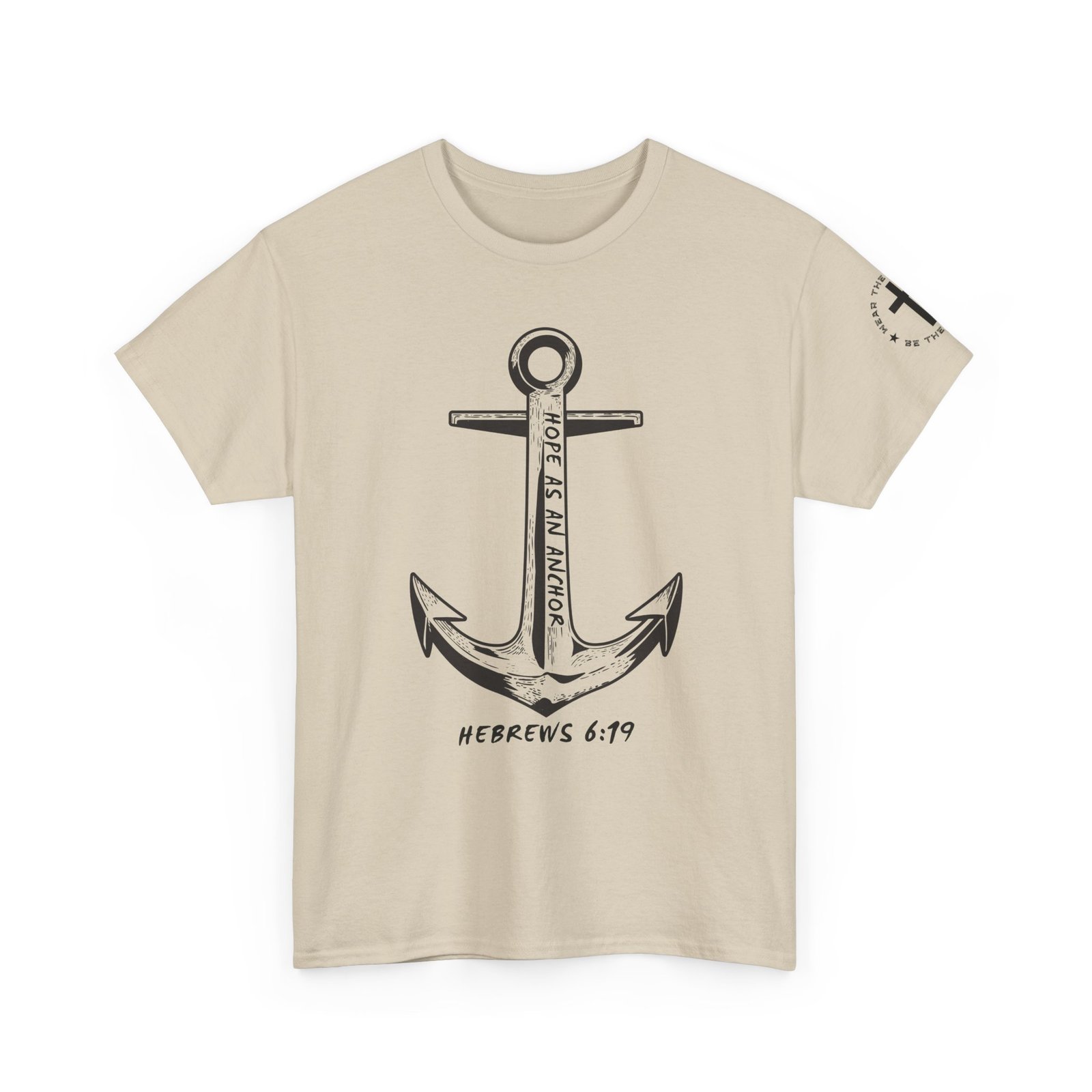 Anchor Faith T-Shirt – Hebrews 6:19 Christian Nautical Tee - Image 33