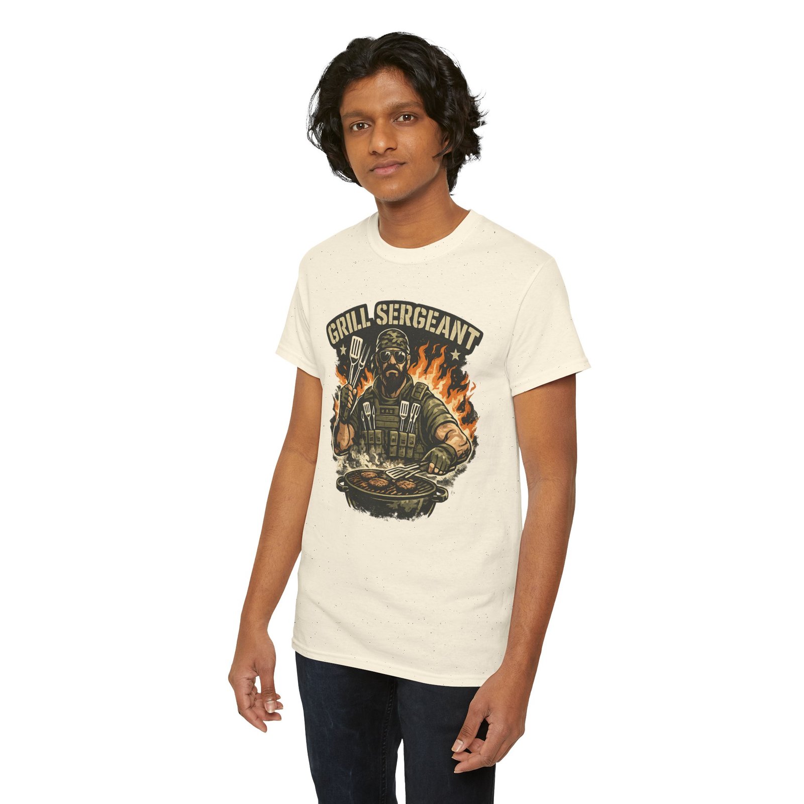 Grill Sergeant Dad T-Shirt — Funny Father’s Day BBQ Tee - Image 37