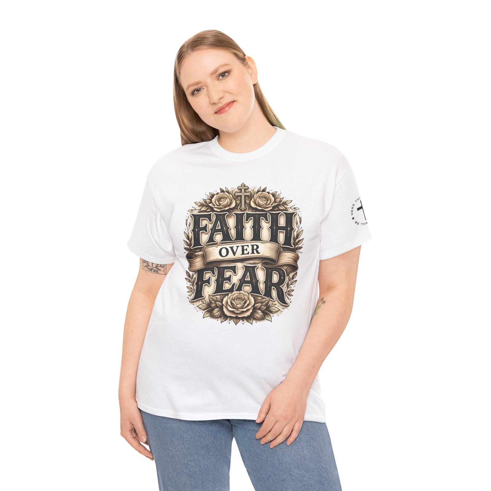 Faith Over Fear T-Shirt — Inspirational Christian Tee - Image 15