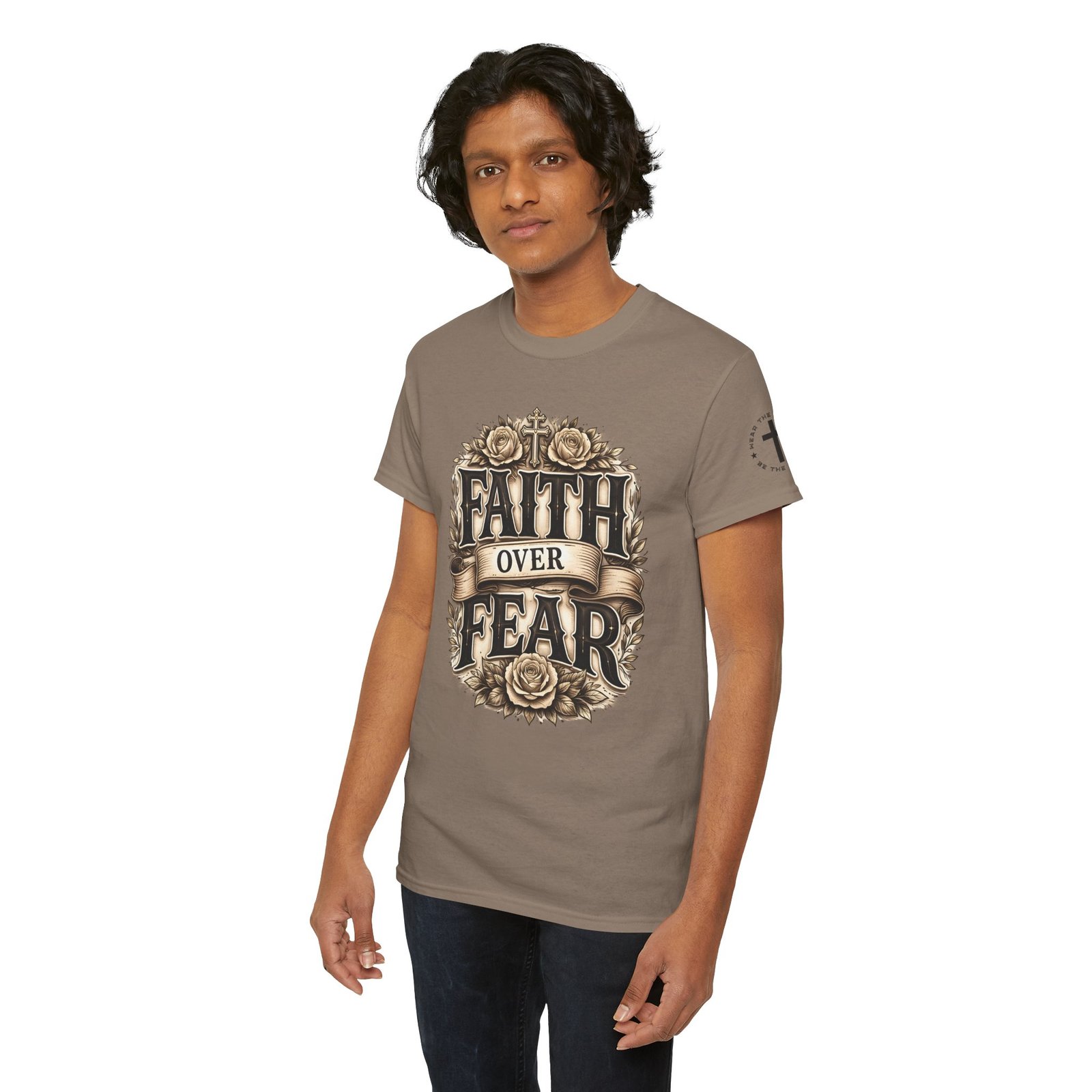 Faith Over Fear T-Shirt — Inspirational Christian Tee - Image 39