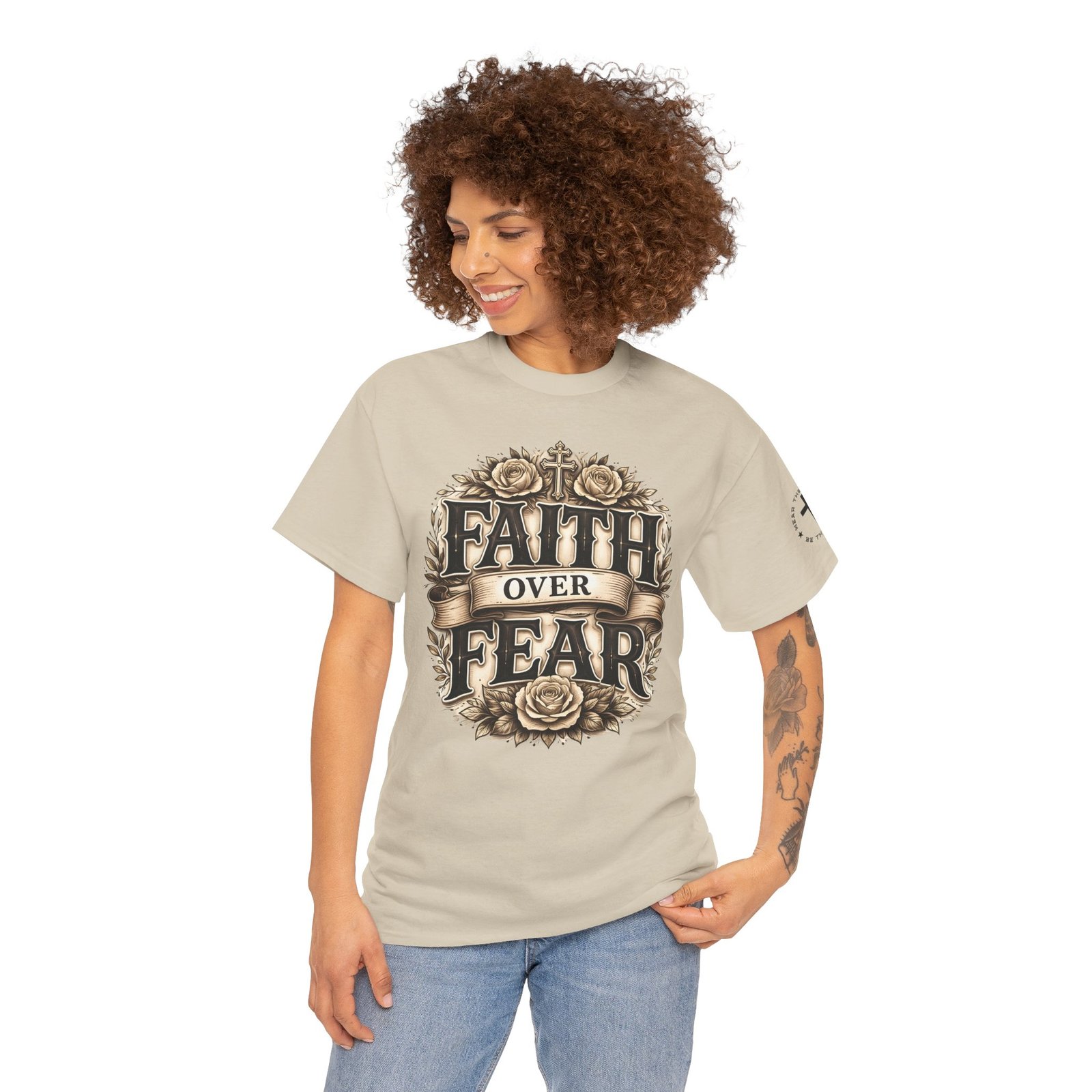 Faith Over Fear T-Shirt — Inspirational Christian Tee - Image 25