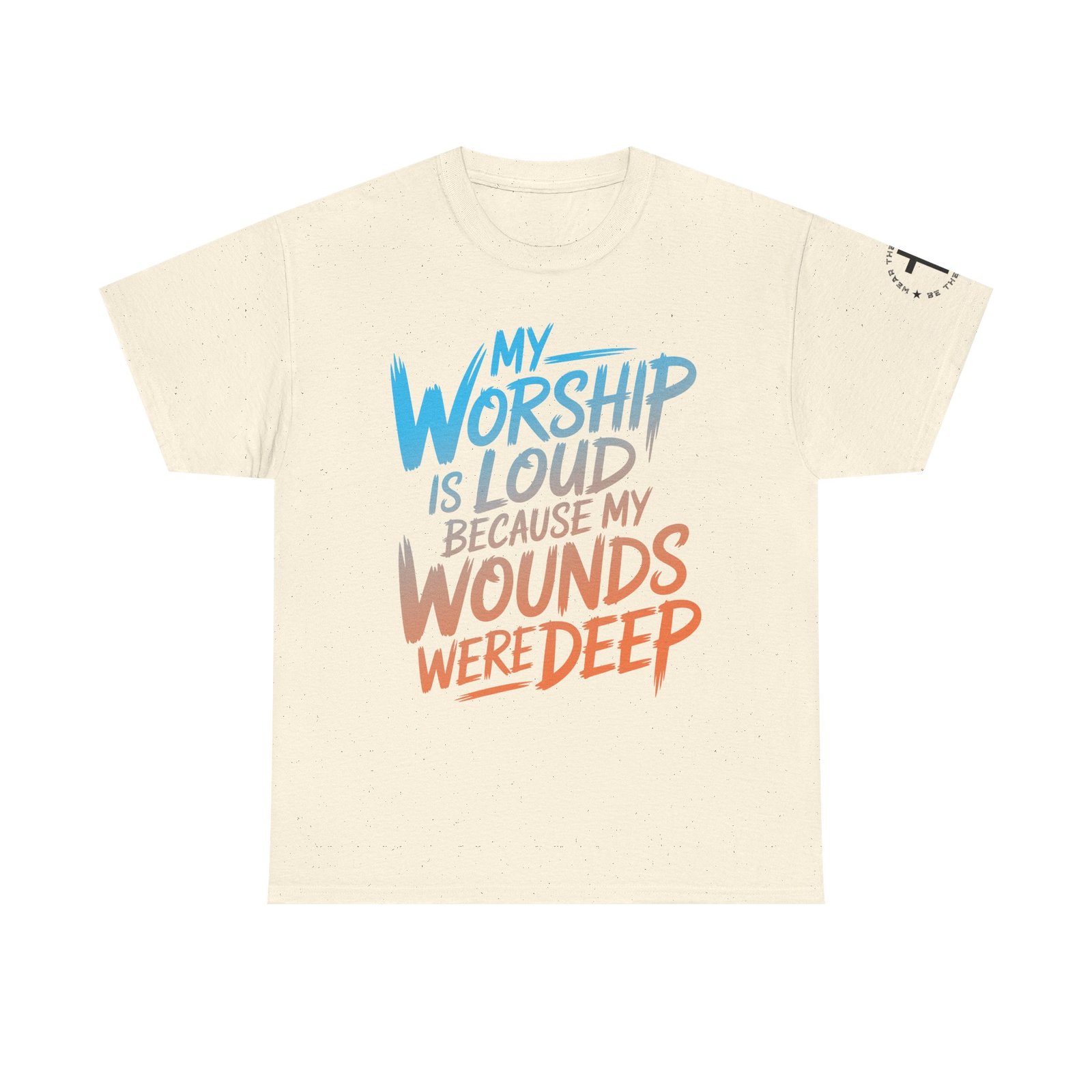 Loud Worship Tee — Christian Graphic T-Shirt - Image 2