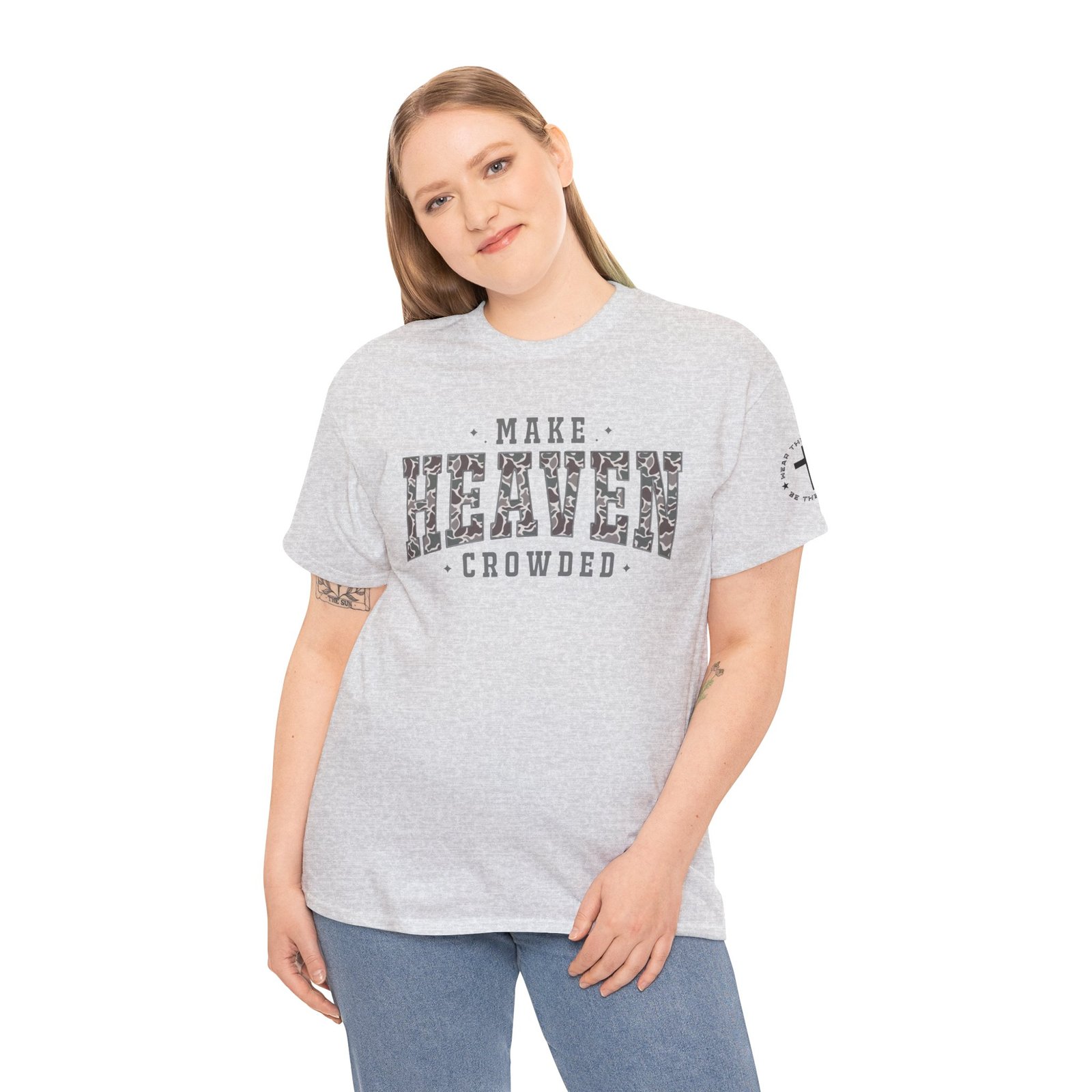 Make Heaven Crowded T-Shirt — Inspirational Christian Faith Tee - Image 26