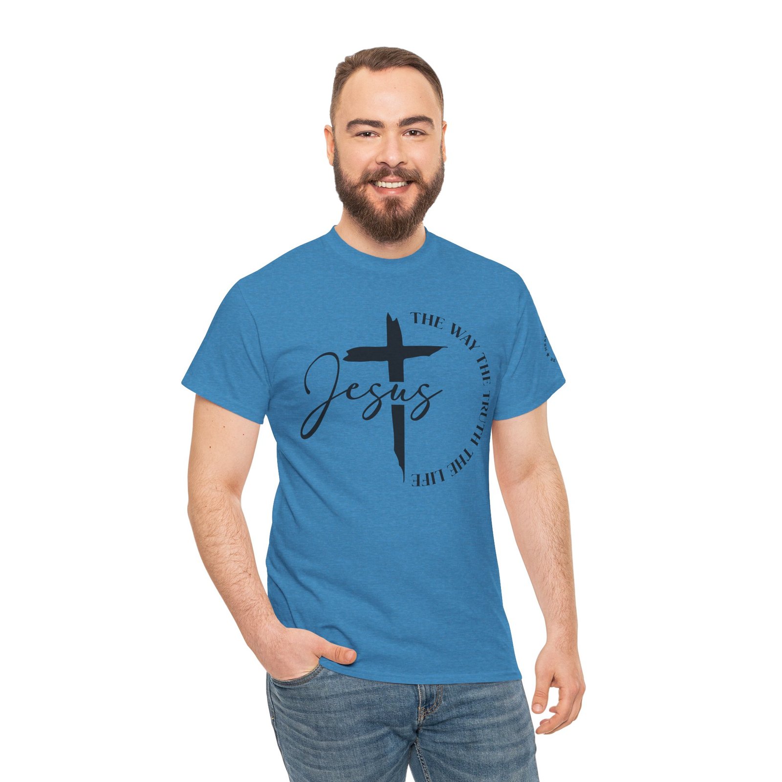 Jesus WAY | TRUTH | LIFE T-Shirt — Inspirational Christian Tee - Image 87