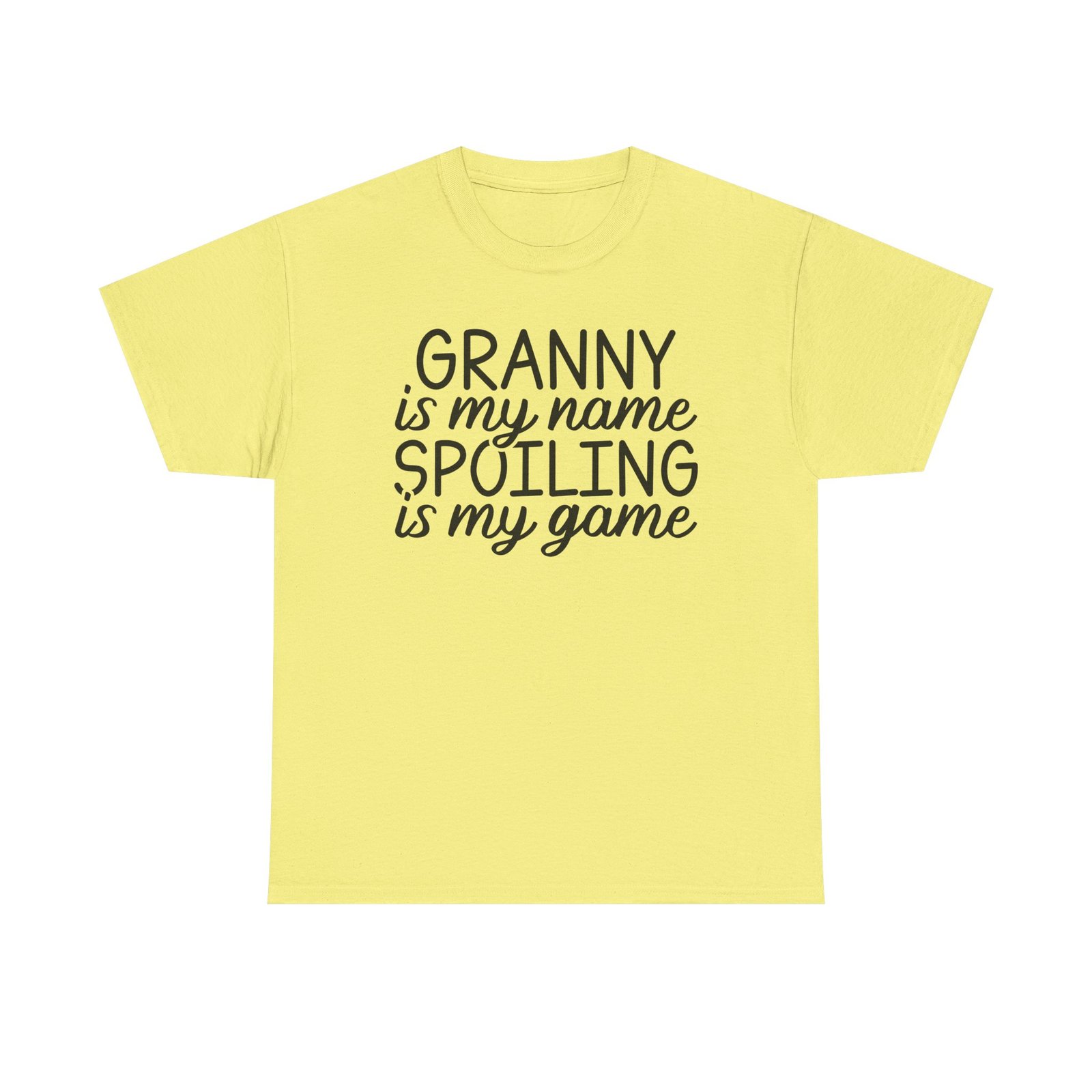 Granny Is My Name Spoiling Is My Game T-Shirt - Image 51