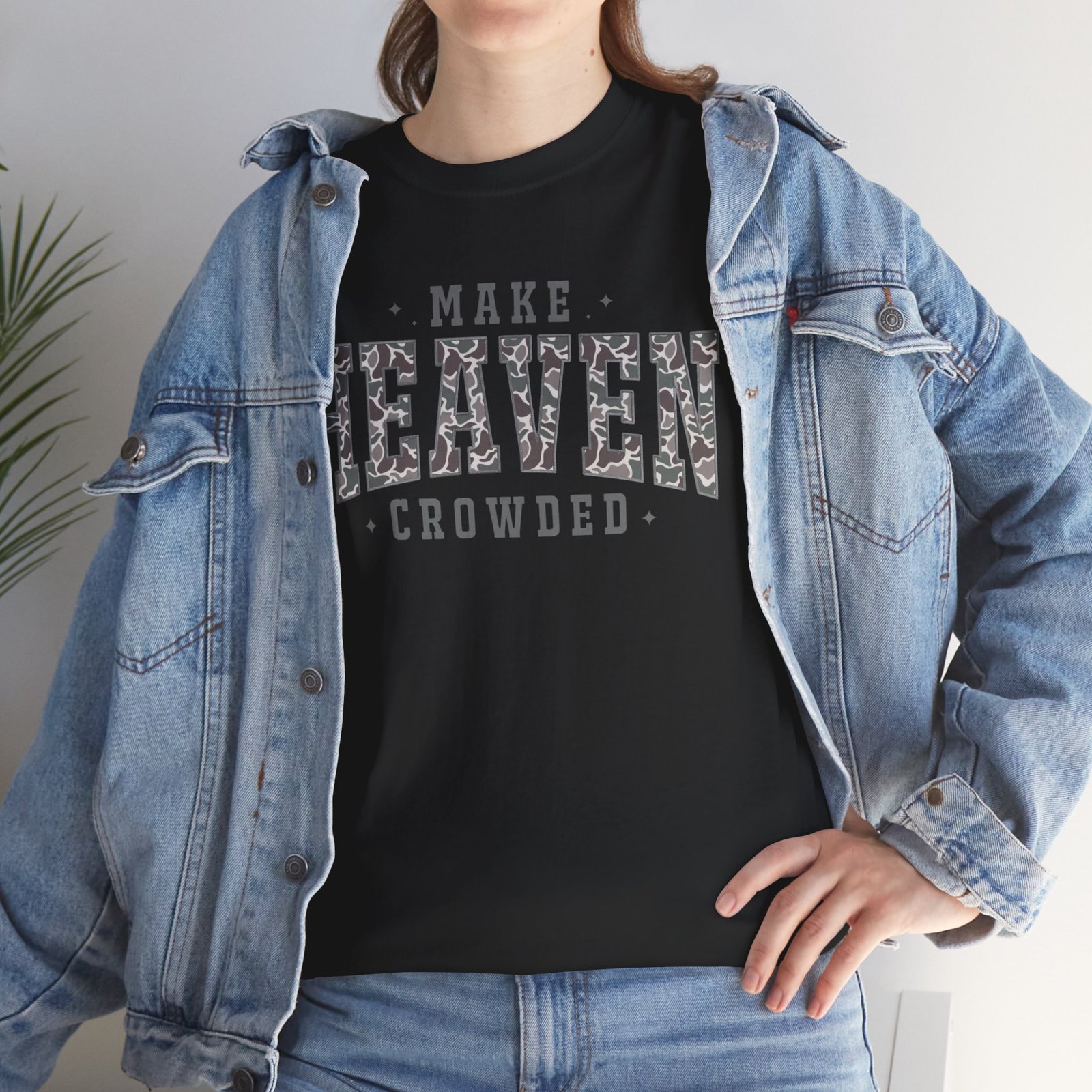 Make Heaven Crowded T-Shirt — Inspirational Christian Faith Tee - Image 10
