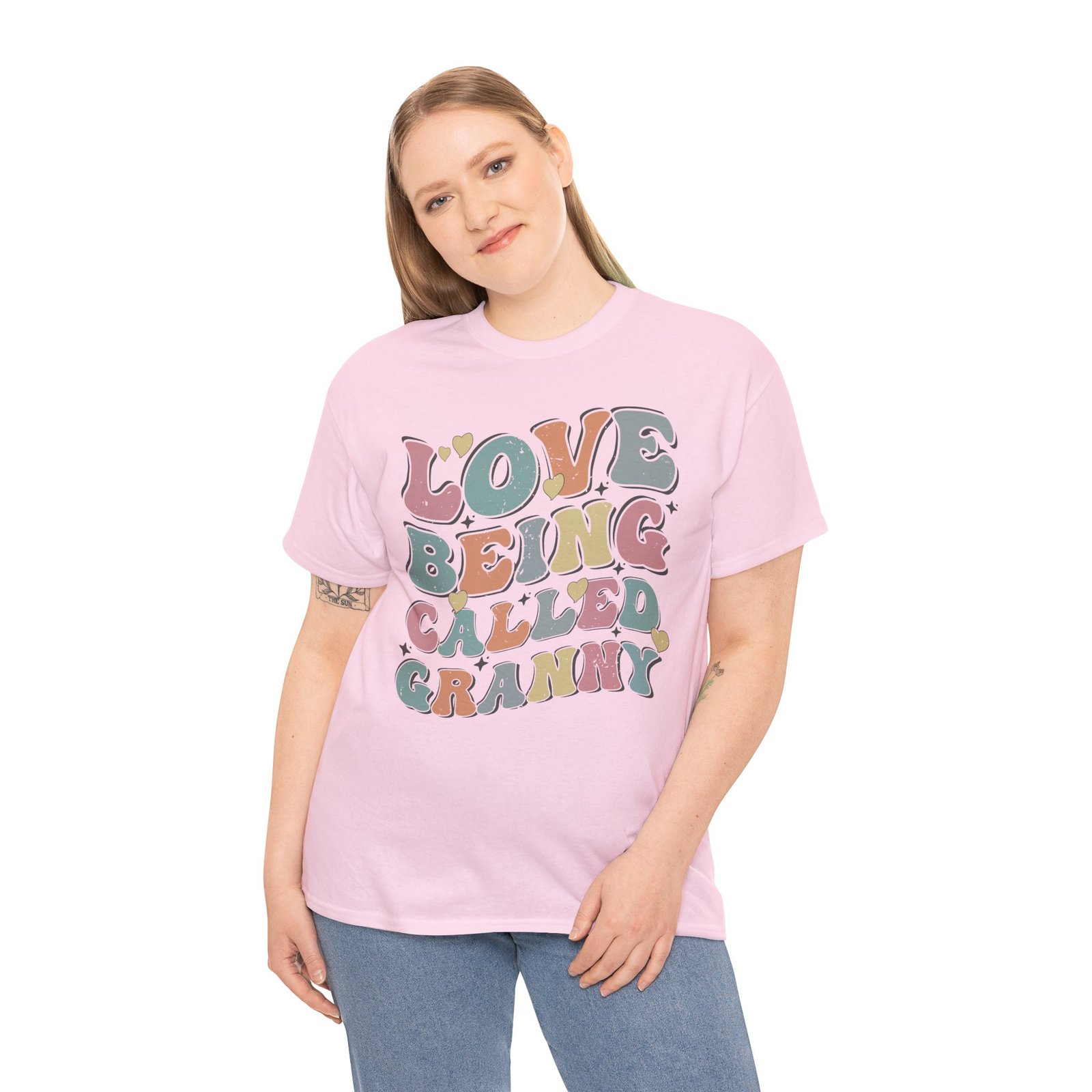 Love Being Called Granny T-Shirt — Proud Granny Tee - Image 76