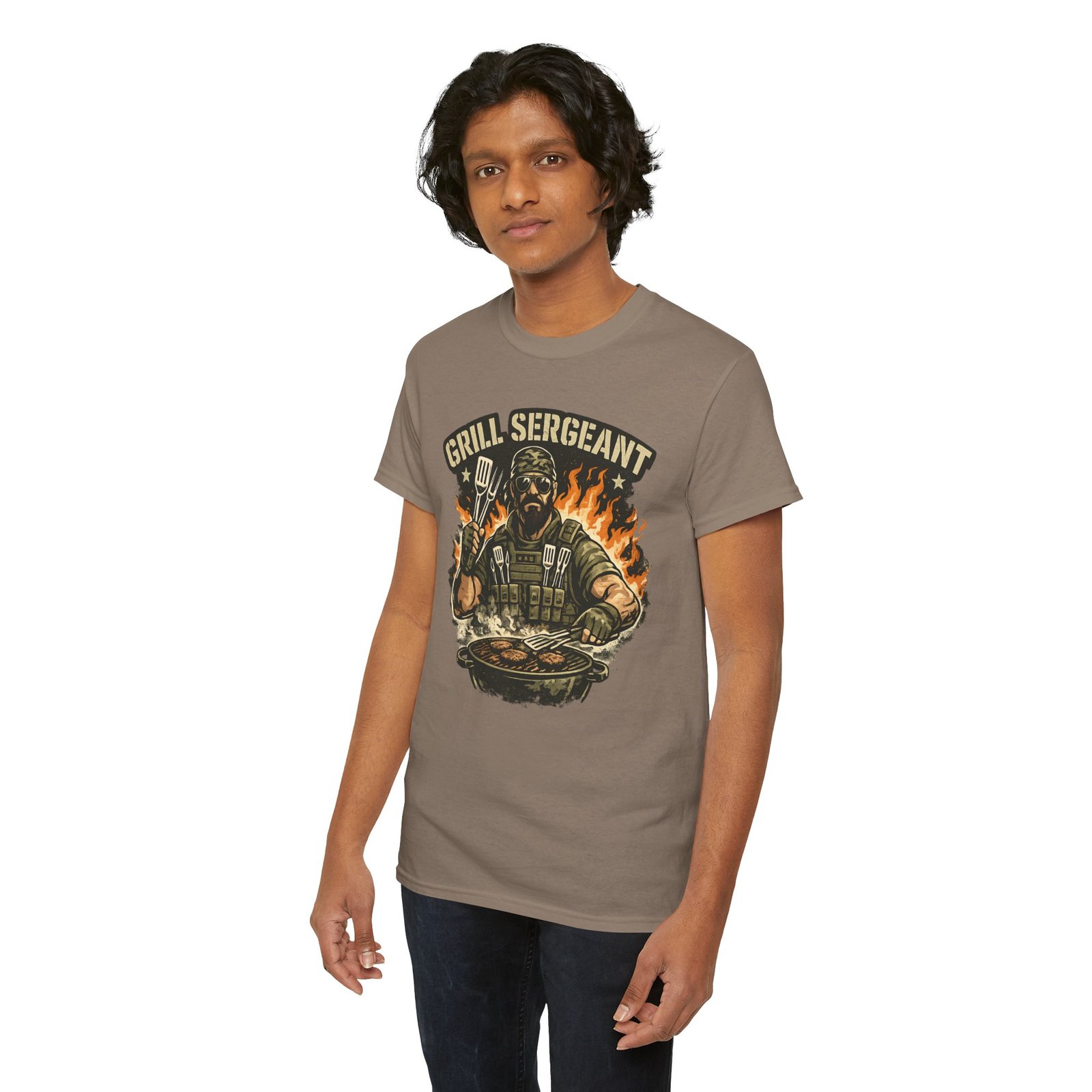 Grill Sergeant Dad T-Shirt — Funny Father’s Day BBQ Tee - Image 31