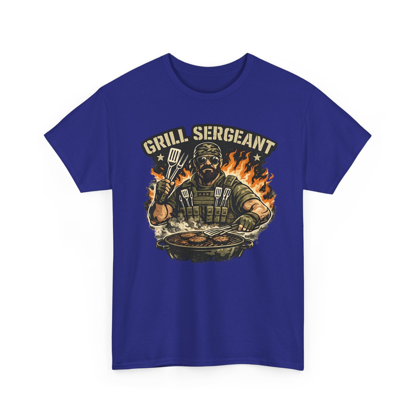 Grill Sergeant Dad T-Shirt — Funny Father’s Day BBQ Tee - Image 57