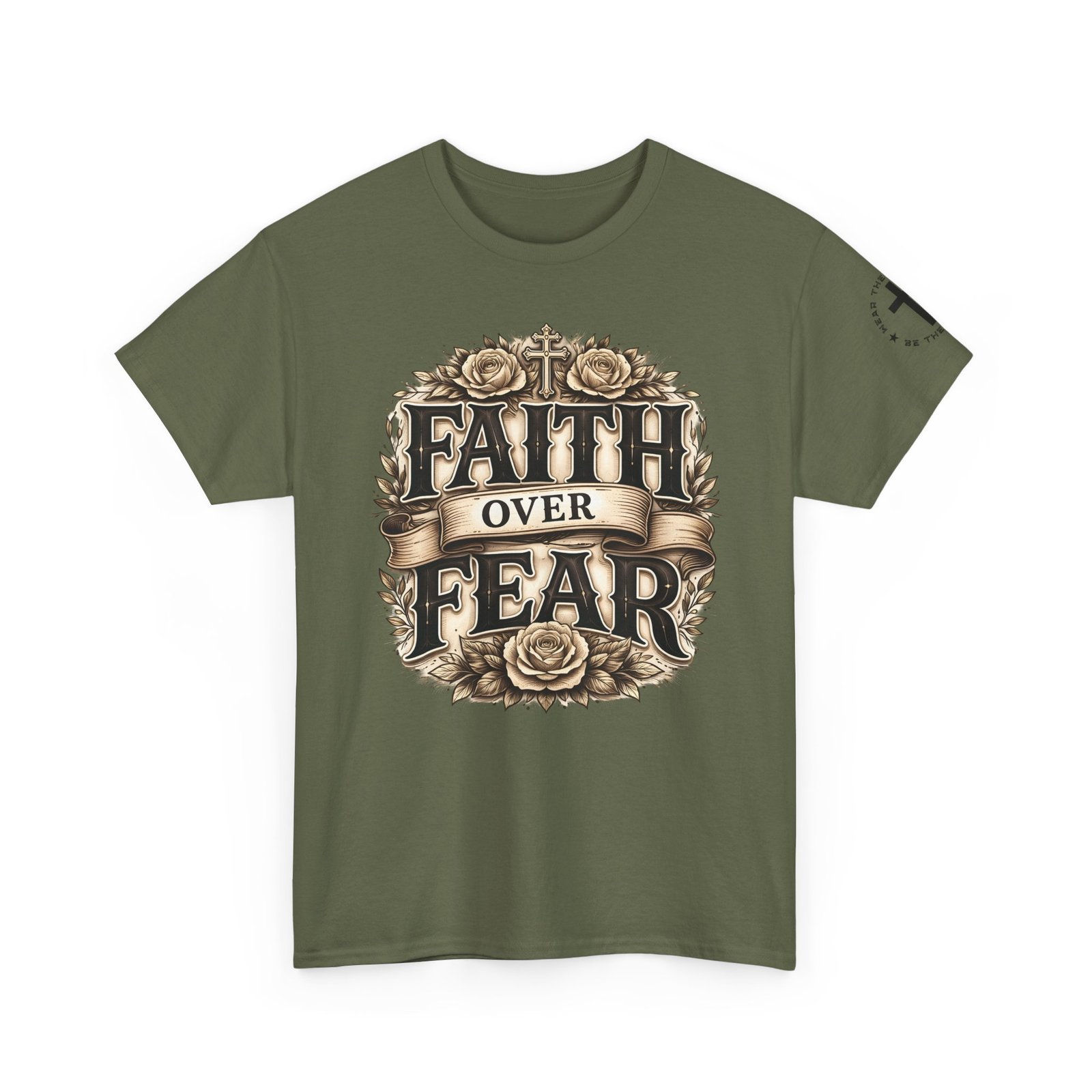 Faith Over Fear T-Shirt — Inspirational Christian Tee - Image 63