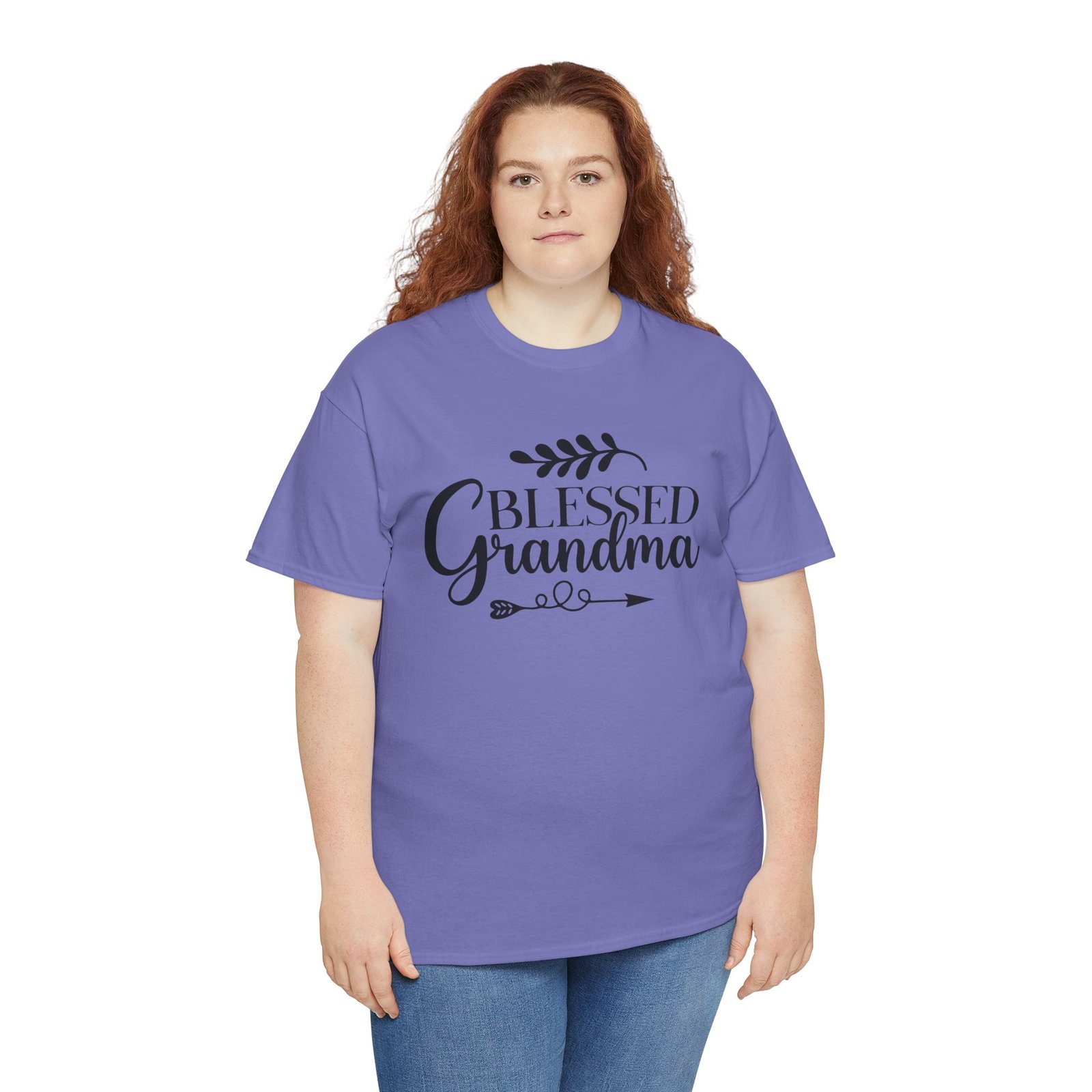 Blessed Grandma T-Shirt – Floral Grandma Gift Tee - Image 6