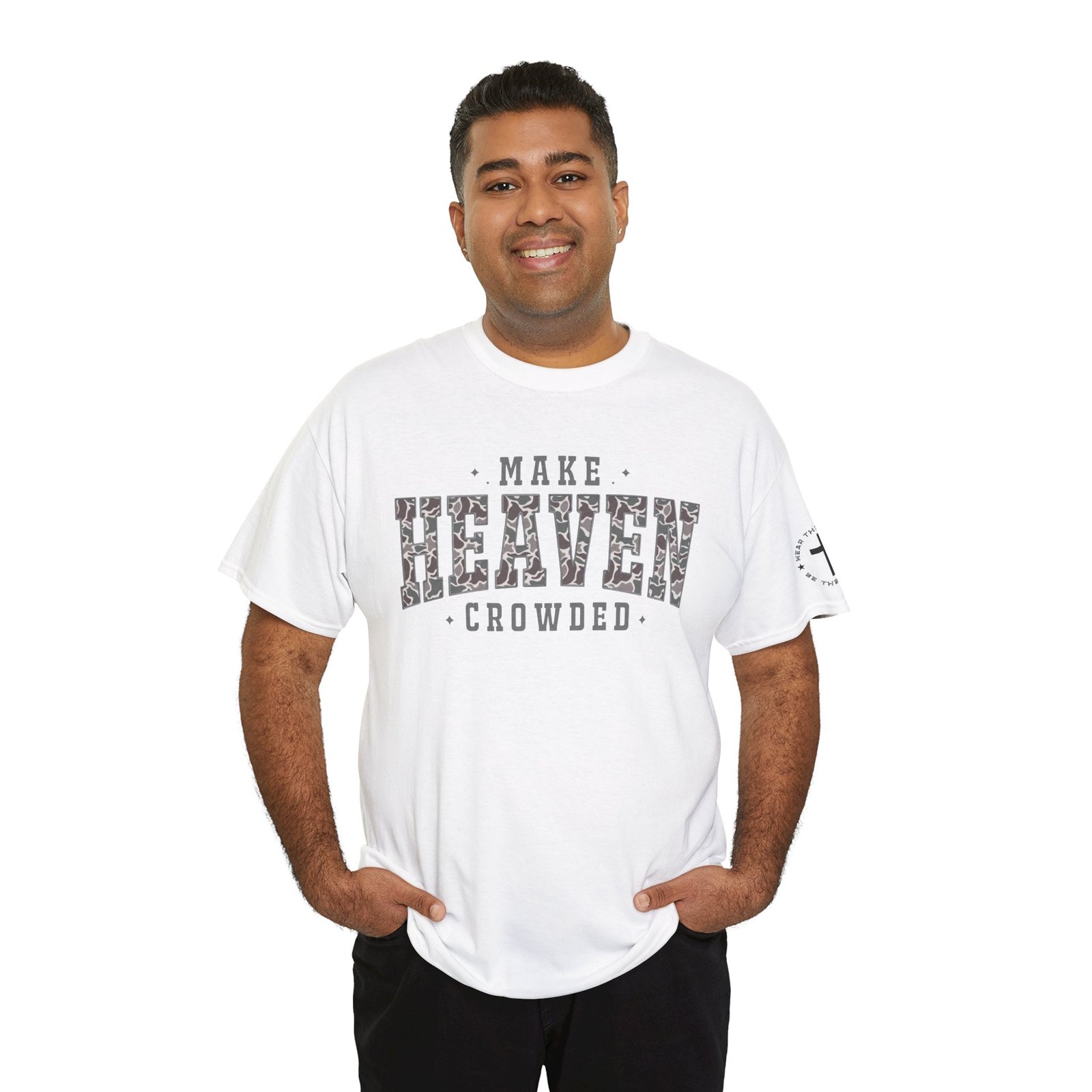 Make Heaven Crowded T-Shirt — Inspirational Christian Faith Tee - Image 18