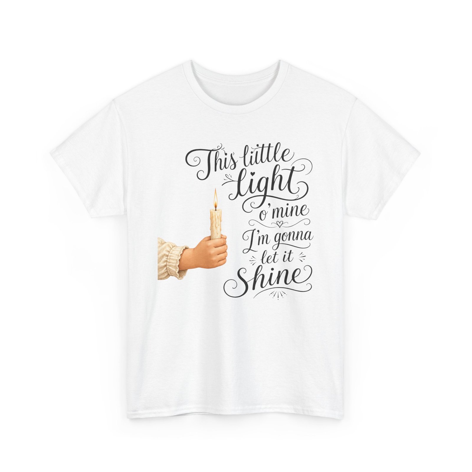 'This Little Light O' Mine' T-Shirt — Inspirational Gospel Tee - Image 9