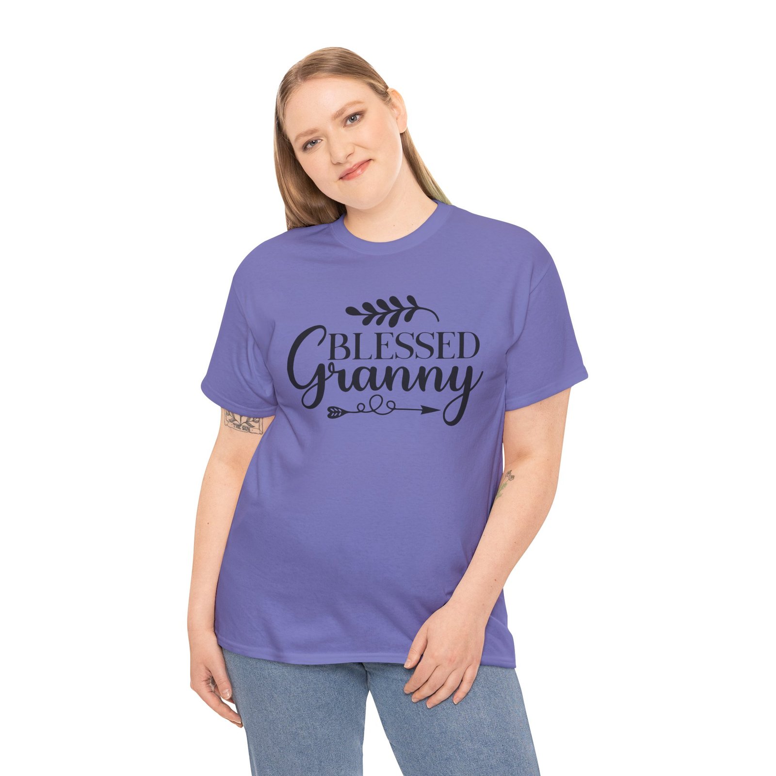 Blessed Granny T-Shirt – Floral Grandma Gift Tee - Image 69