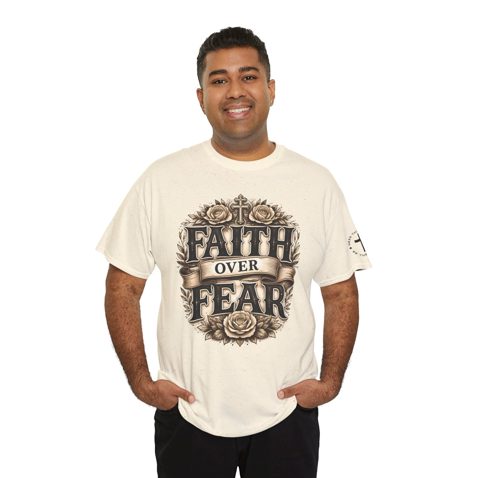 Faith Over Fear T-Shirt — Inspirational Christian Tee - Image 48