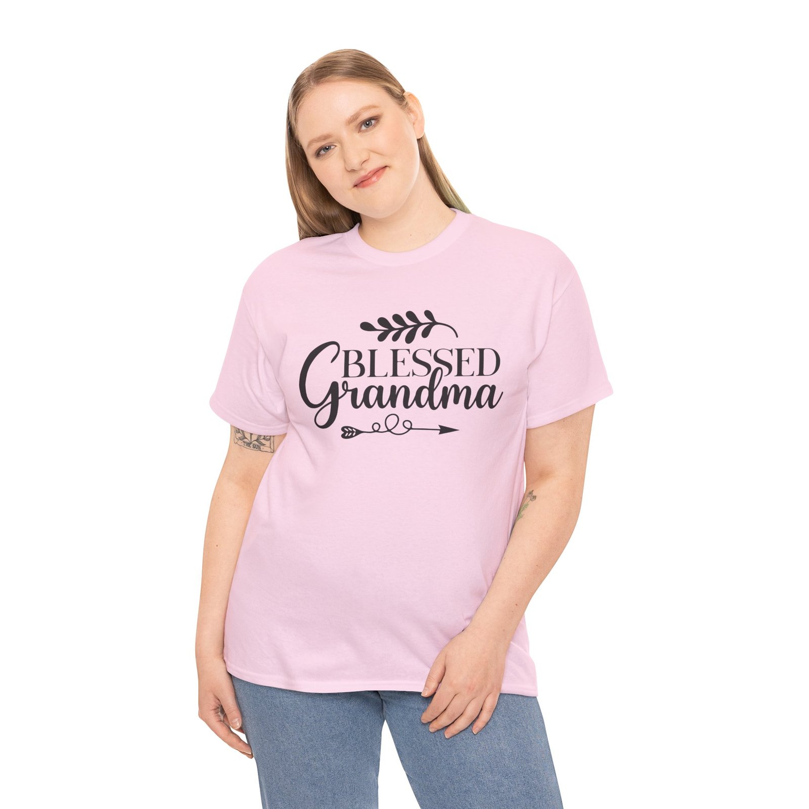 Blessed Grandma T-Shirt – Floral Grandma Gift Tee - Image 76