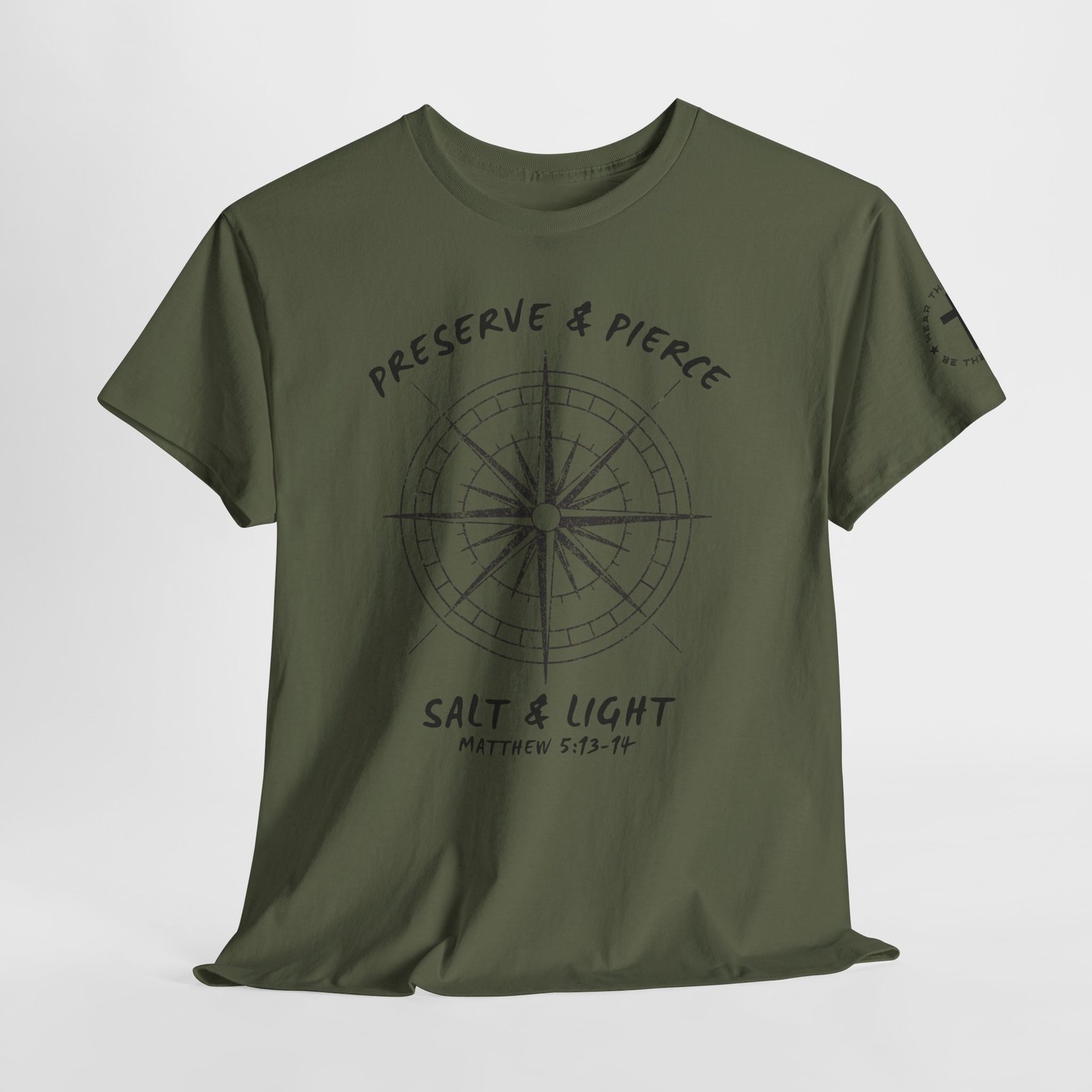 Compass Graphic Tee — "Salt and Light" Inspirational Christian T-Shirt - Image 64