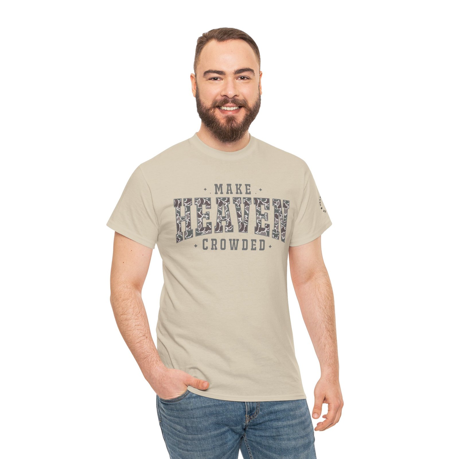 Make Heaven Crowded T-Shirt — Inspirational Christian Faith Tee - Image 37