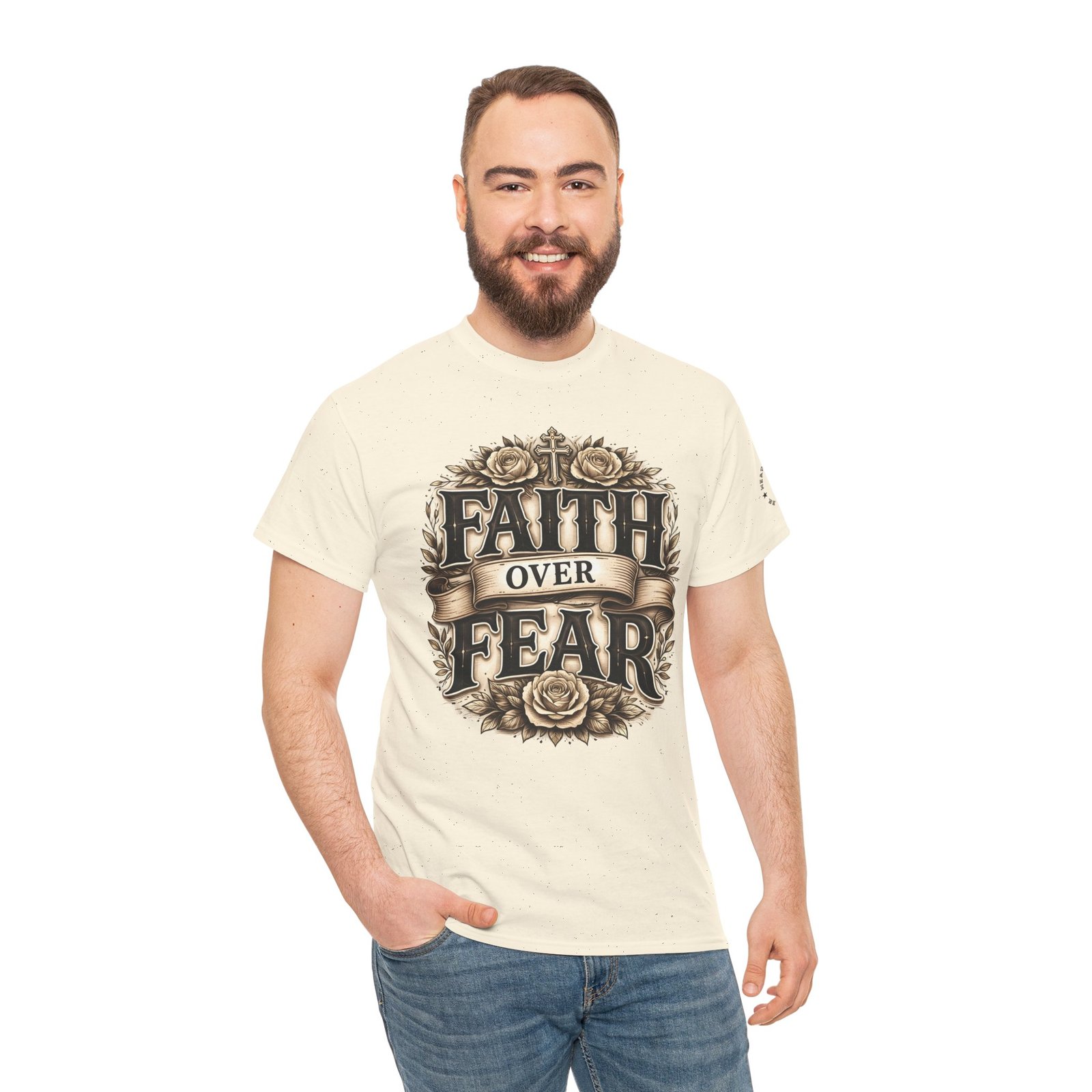 Faith Over Fear T-Shirt — Inspirational Christian Tee - Image 47