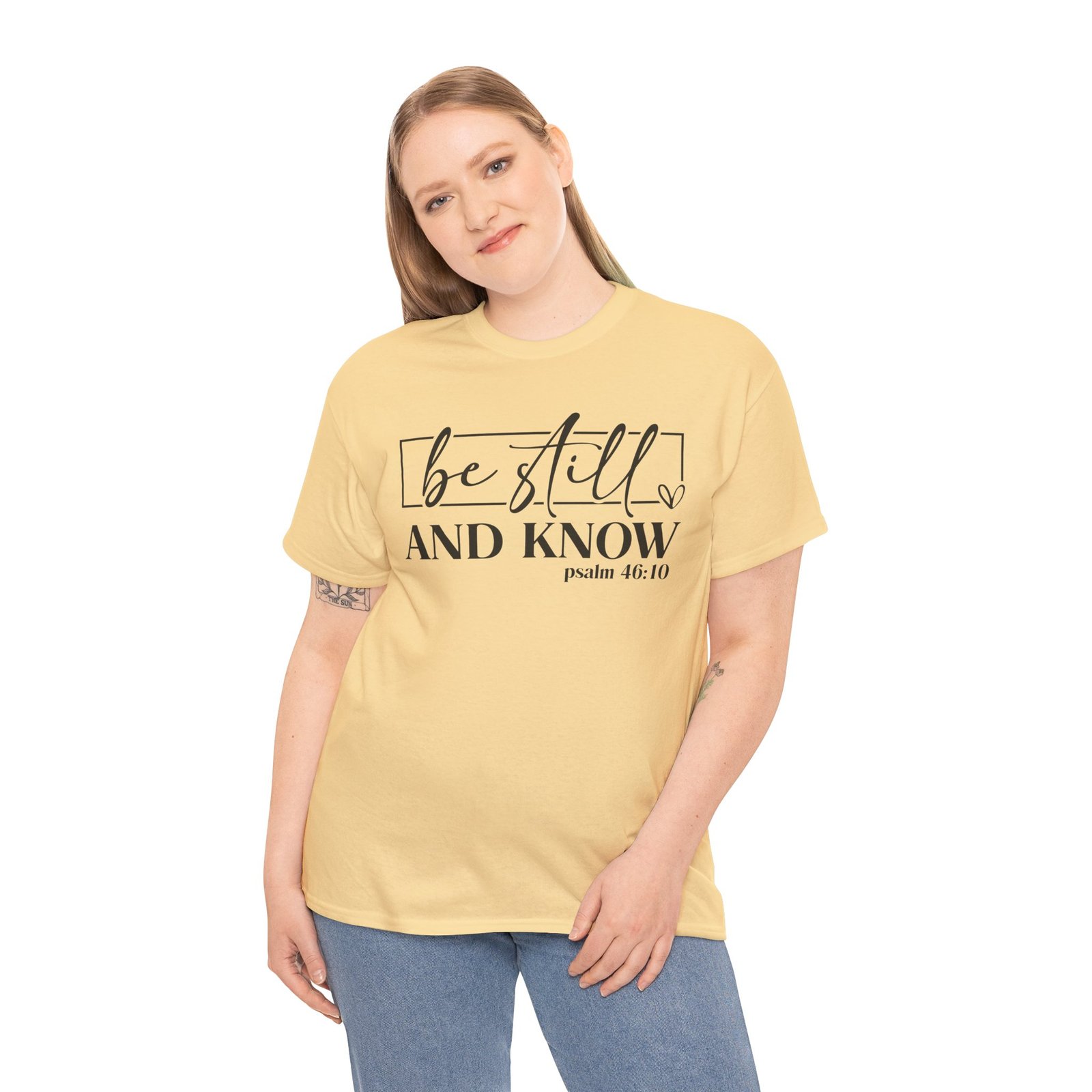 Be Still & Know Psalm 46 — Christian Faith Graphic Tee - Image 34