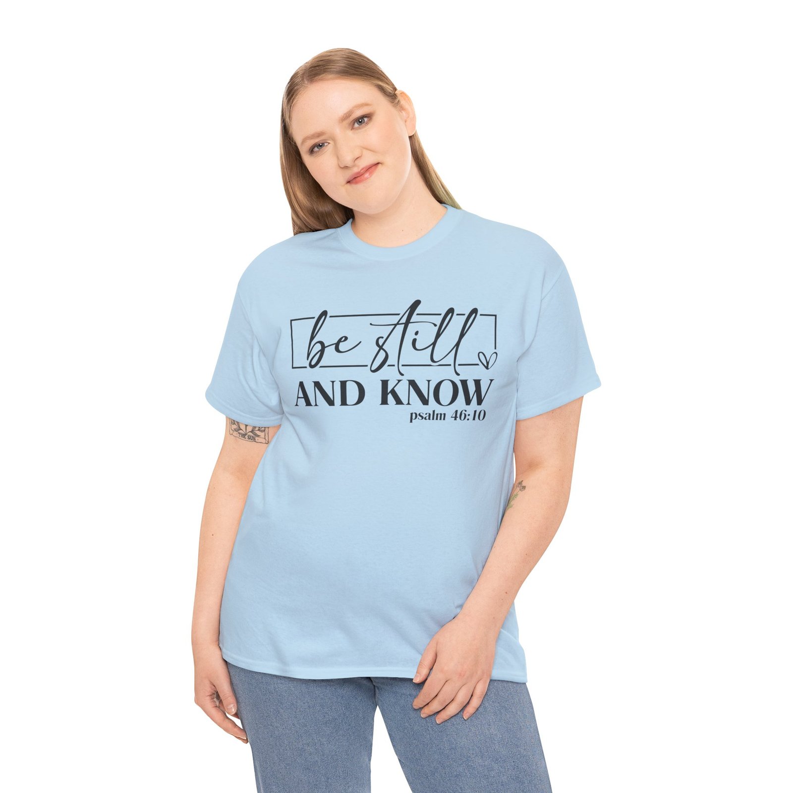Be Still & Know Psalm 46 — Christian Faith Graphic Tee - Image 62
