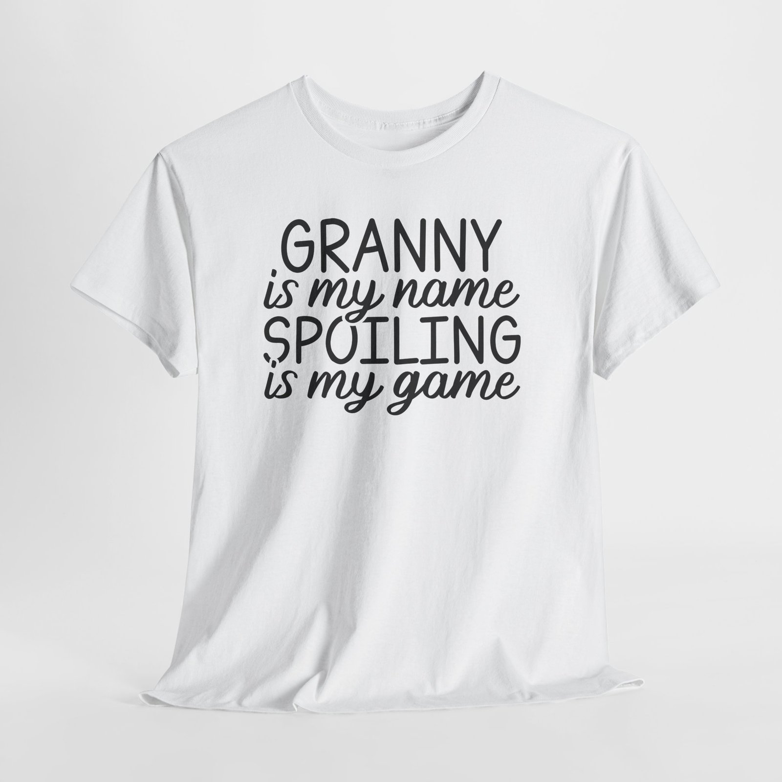 Granny Is My Name Spoiling Is My Game T-Shirt - Image 10