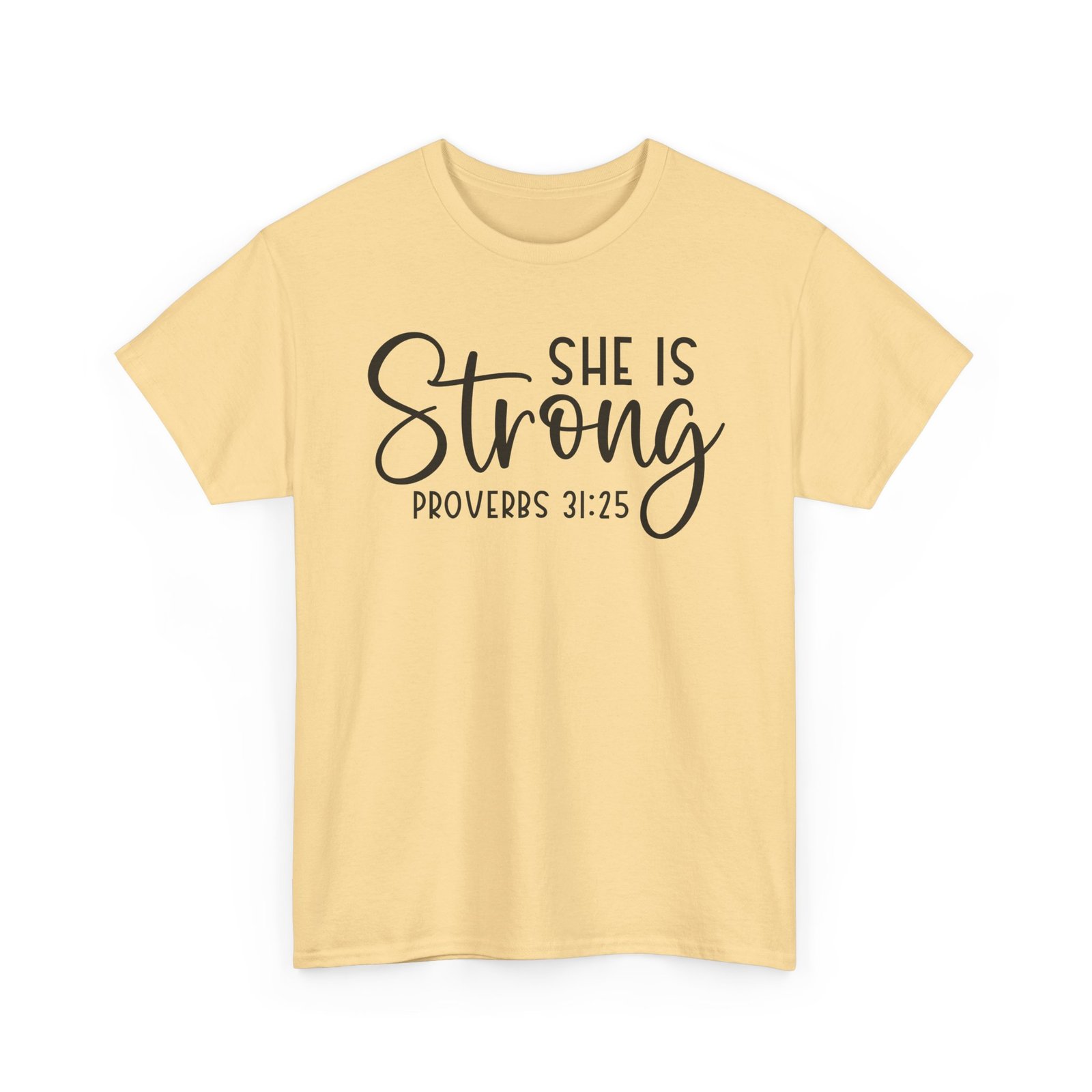 Proverbs 31 'She is Strong' — Inspirational Christian Tee - Image 31