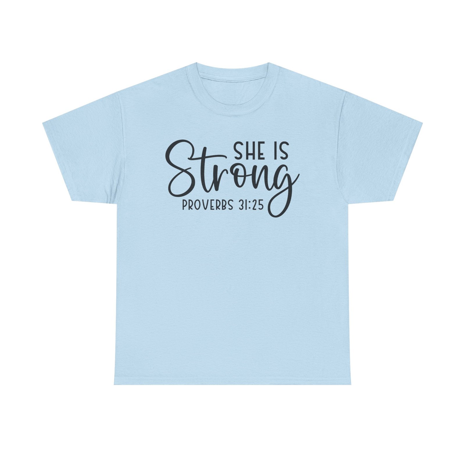 Proverbs 31 'She is Strong' — Inspirational Christian Tee - Image 65