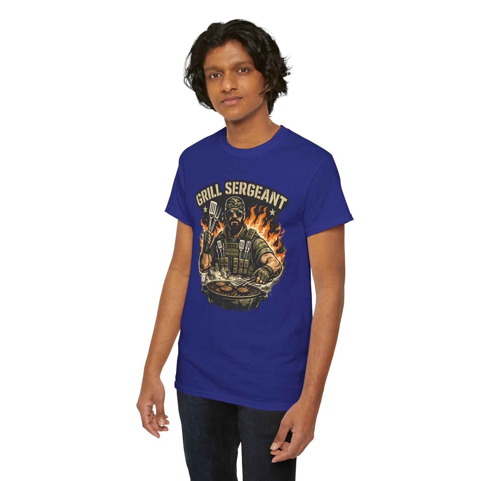 Grill Sergeant Dad T-Shirt — Funny Father’s Day BBQ Tee - Image 61