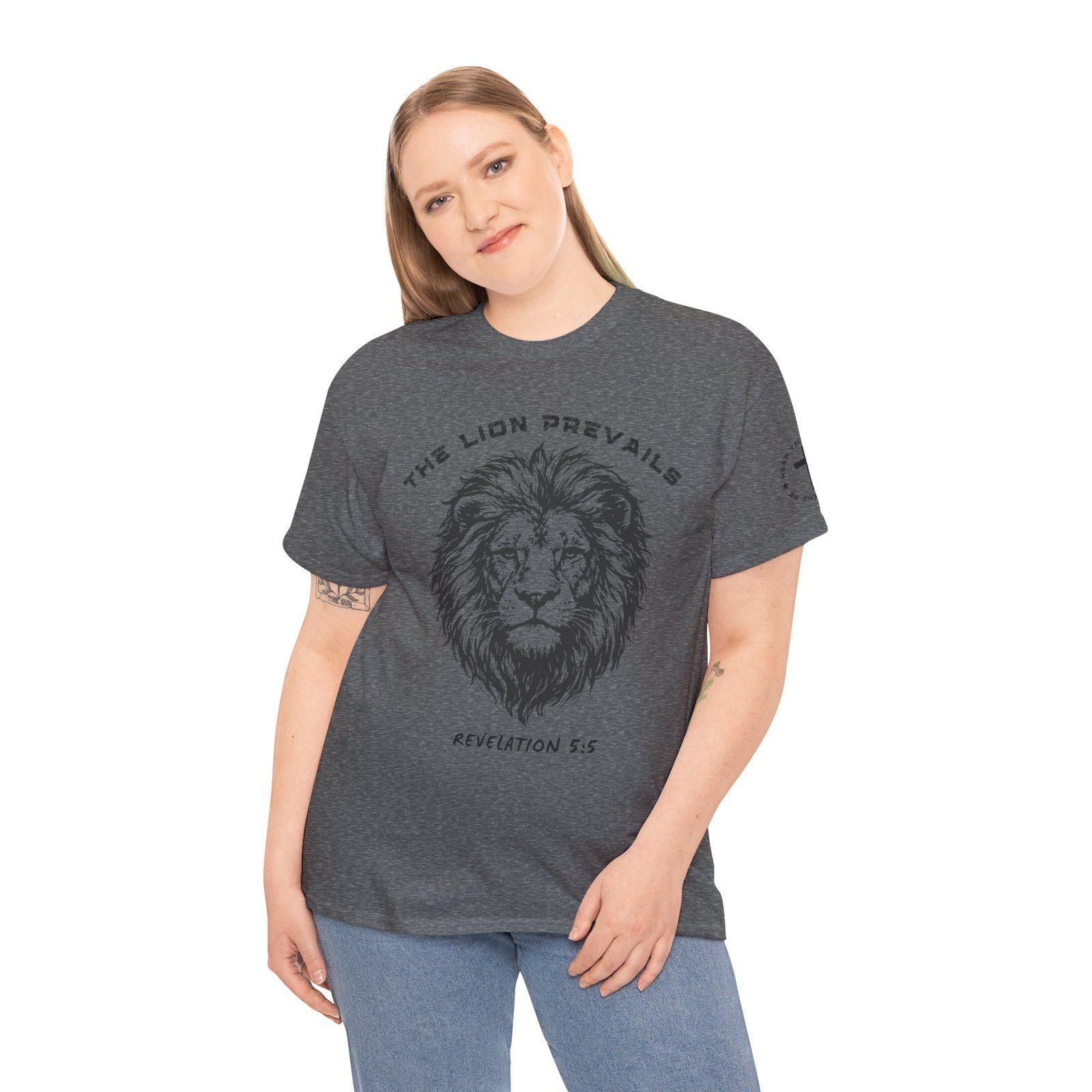 Lion Prevails T-Shirt — 'The Lion Prevails' Revelation 5:5 Christian Tee - Image 51
