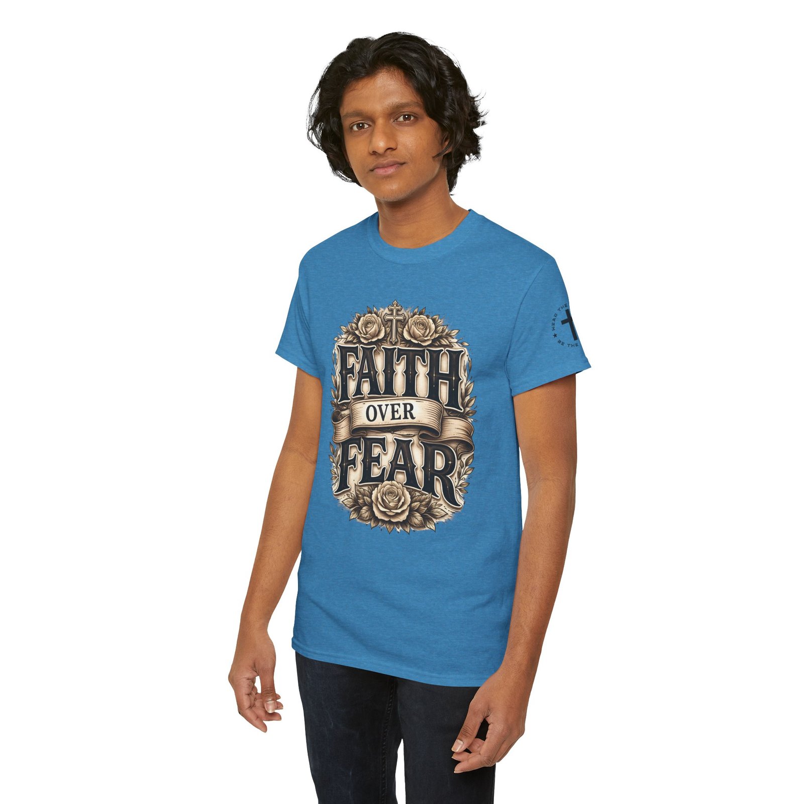 Faith Over Fear T-Shirt — Inspirational Christian Tee - Image 79