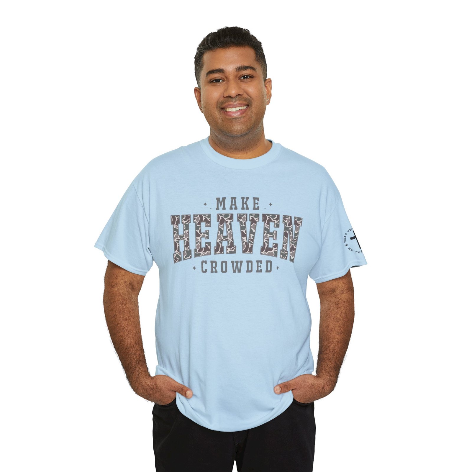 Make Heaven Crowded T-Shirt — Inspirational Christian Faith Tee - Image 69
