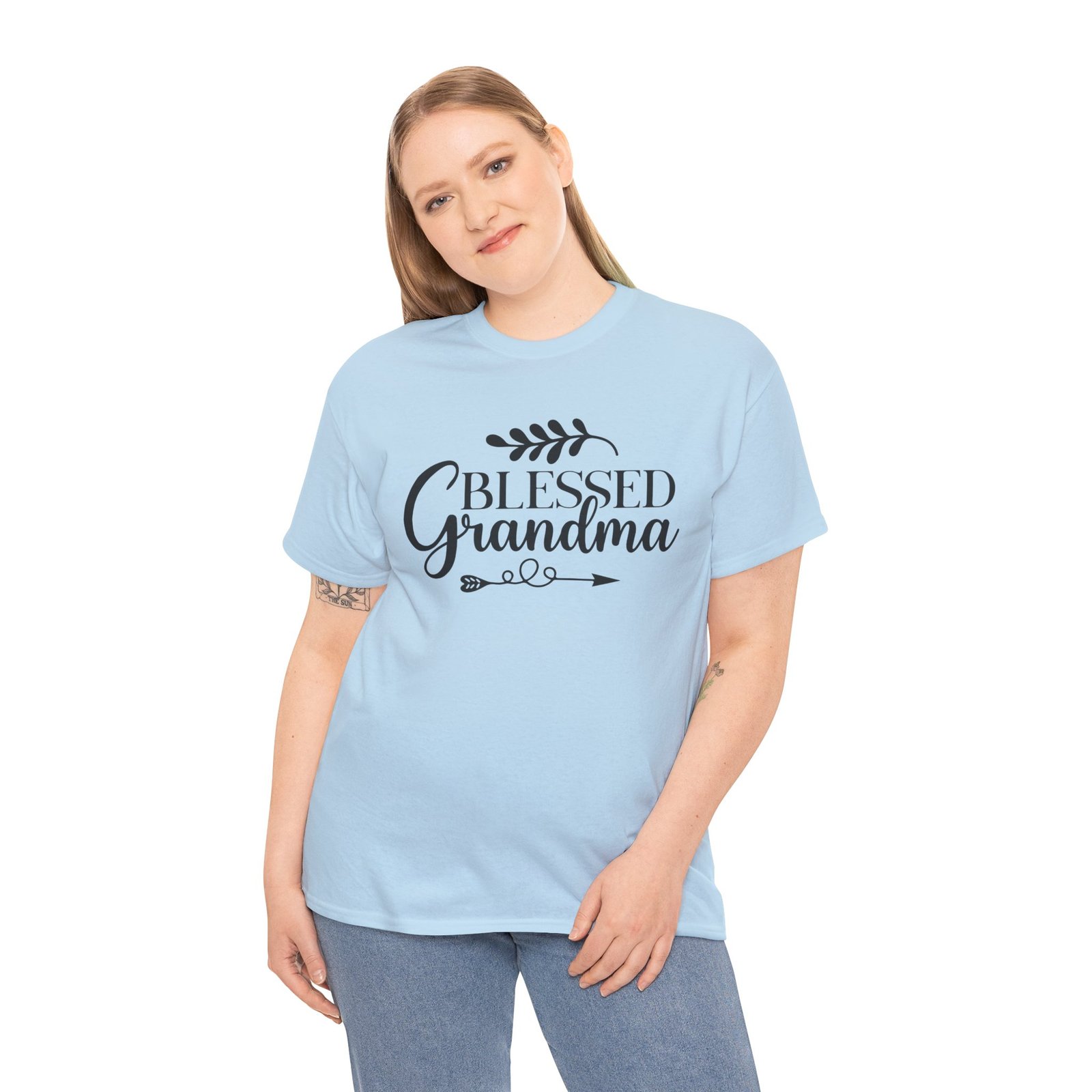 Blessed Grandma T-Shirt – Floral Grandma Gift Tee - Image 69