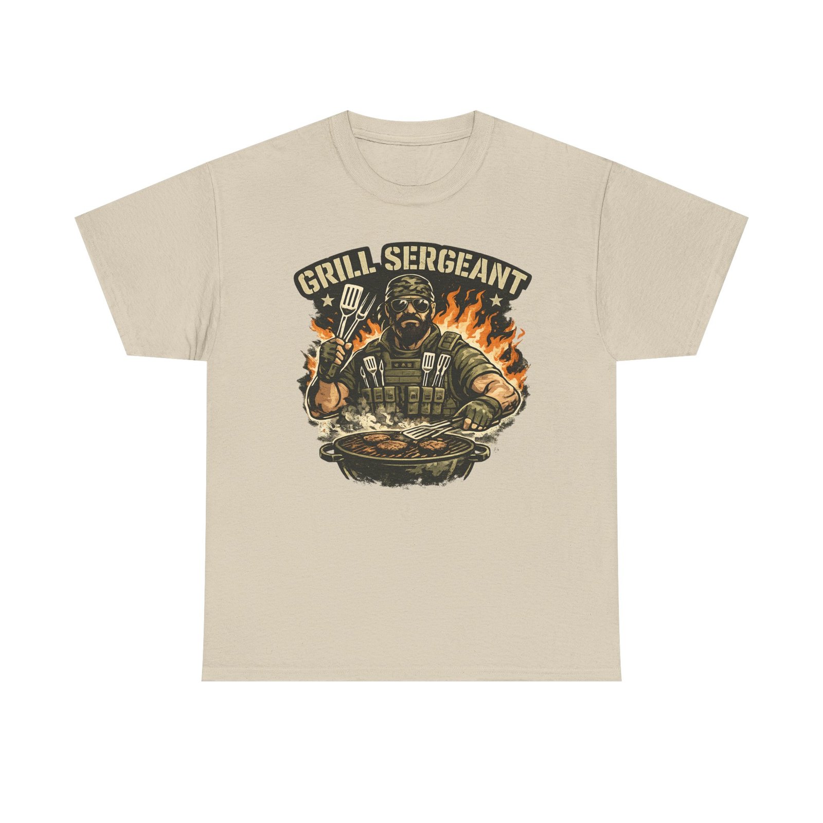 Grill Sergeant Dad T-Shirt — Funny Father’s Day BBQ Tee - Image 14