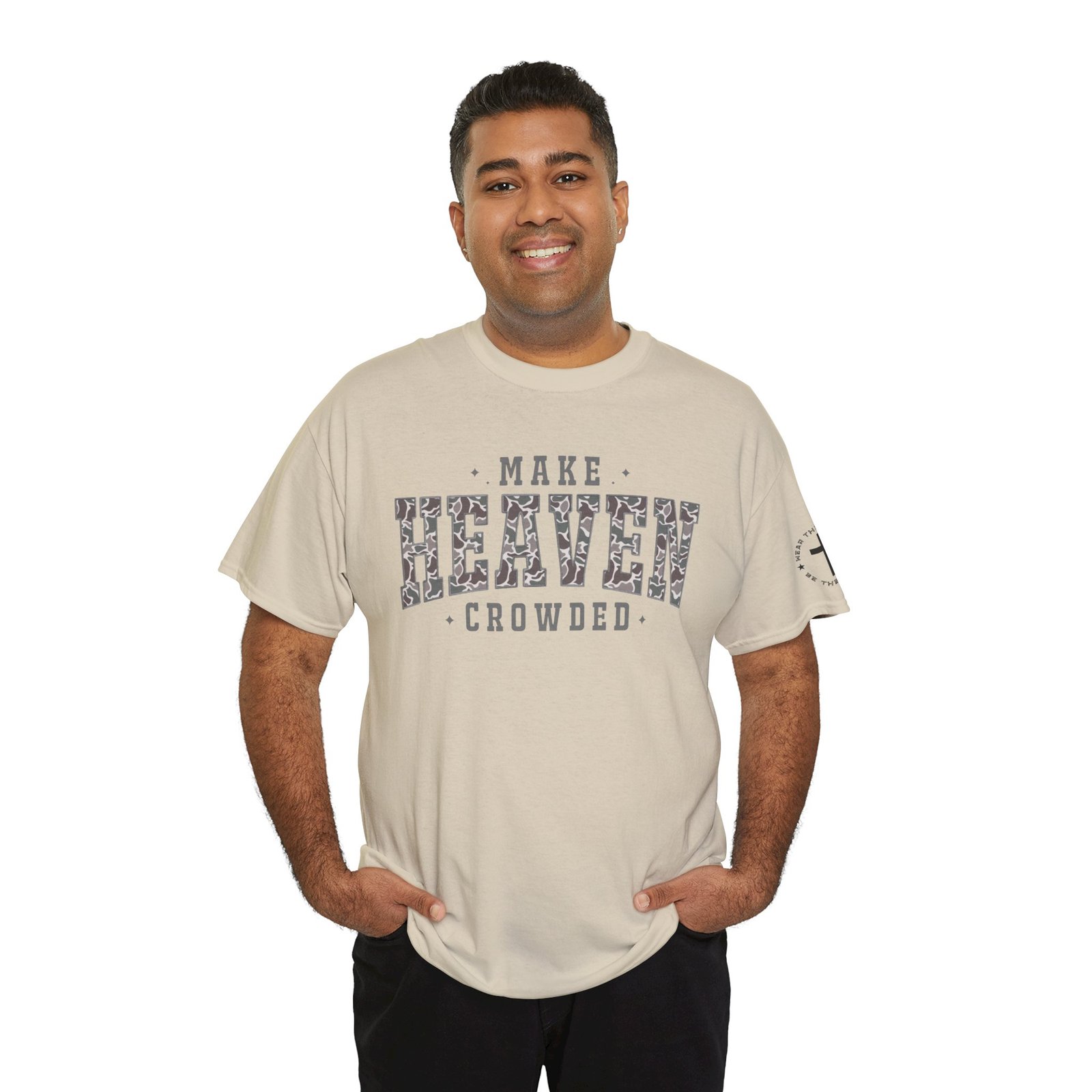 Make Heaven Crowded T-Shirt — Inspirational Christian Faith Tee - Image 39