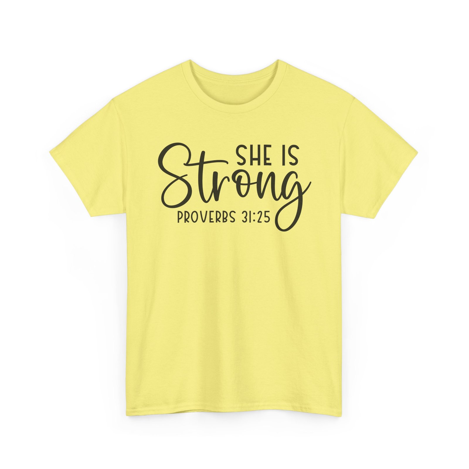 Proverbs 31 'She is Strong' — Inspirational Christian Tee - Image 52