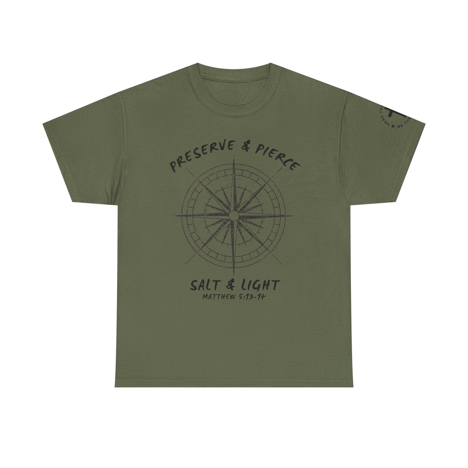 Compass Graphic Tee — "Salt and Light" Inspirational Christian T-Shirt - Image 62