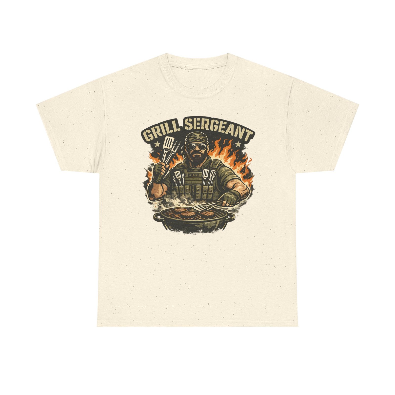 Grill Sergeant Dad T-Shirt — Funny Father’s Day BBQ Tee - Image 32