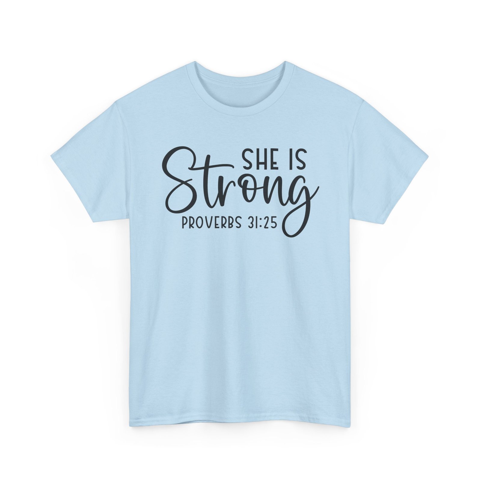 Proverbs 31 'She is Strong' — Inspirational Christian Tee - Image 66