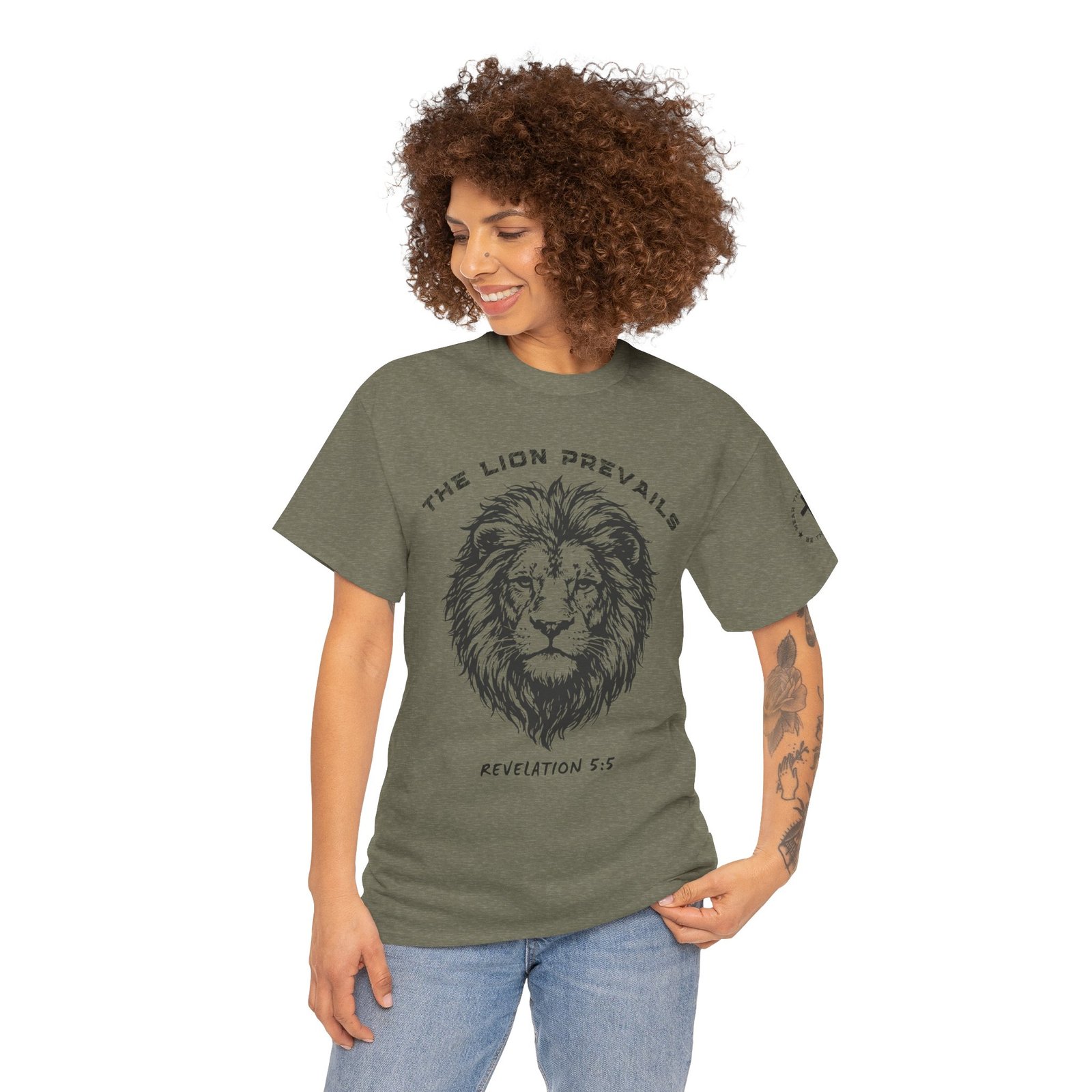 Lion Prevails T-Shirt — 'The Lion Prevails' Revelation 5:5 Christian Tee - Image 41