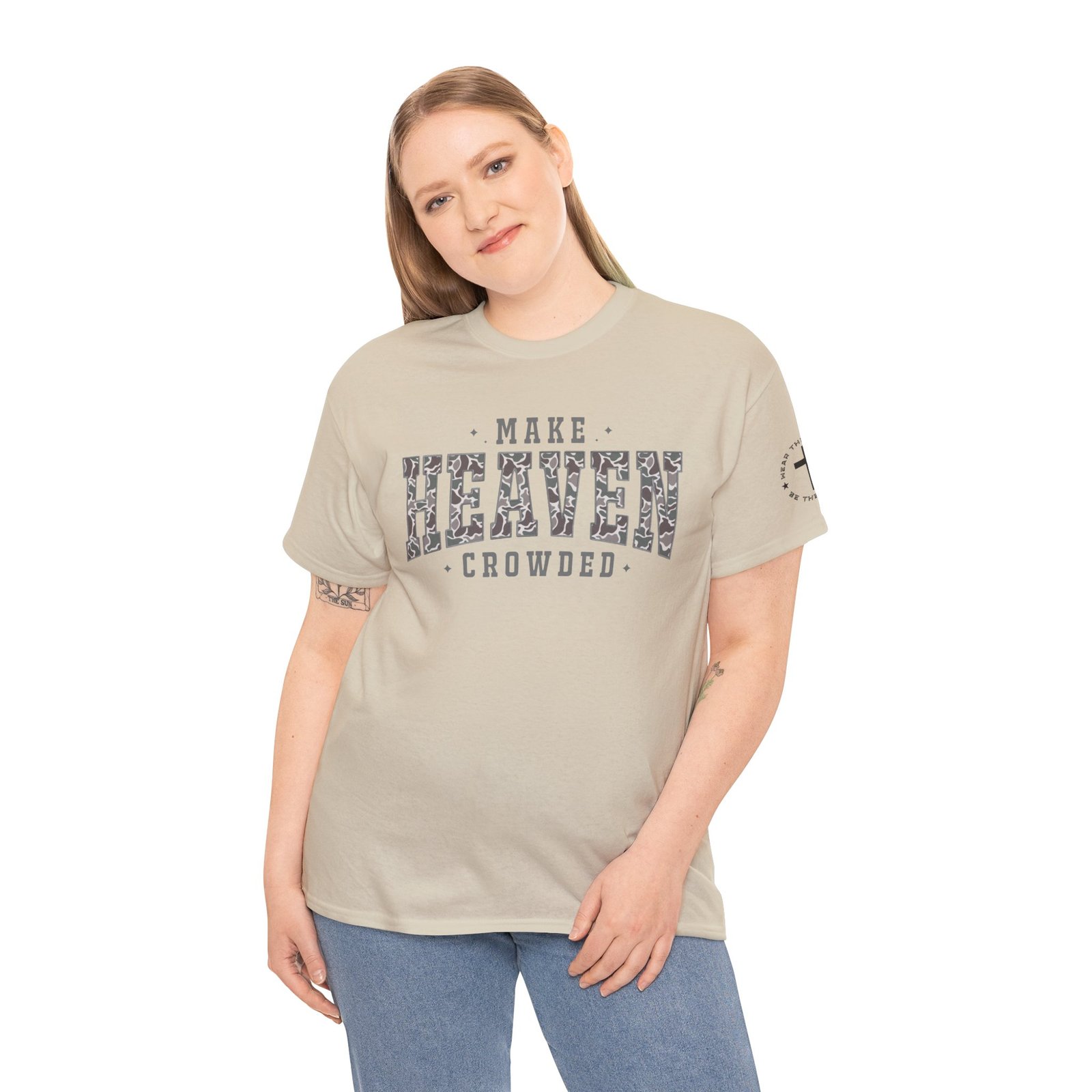 Make Heaven Crowded T-Shirt — Inspirational Christian Faith Tee - Image 36