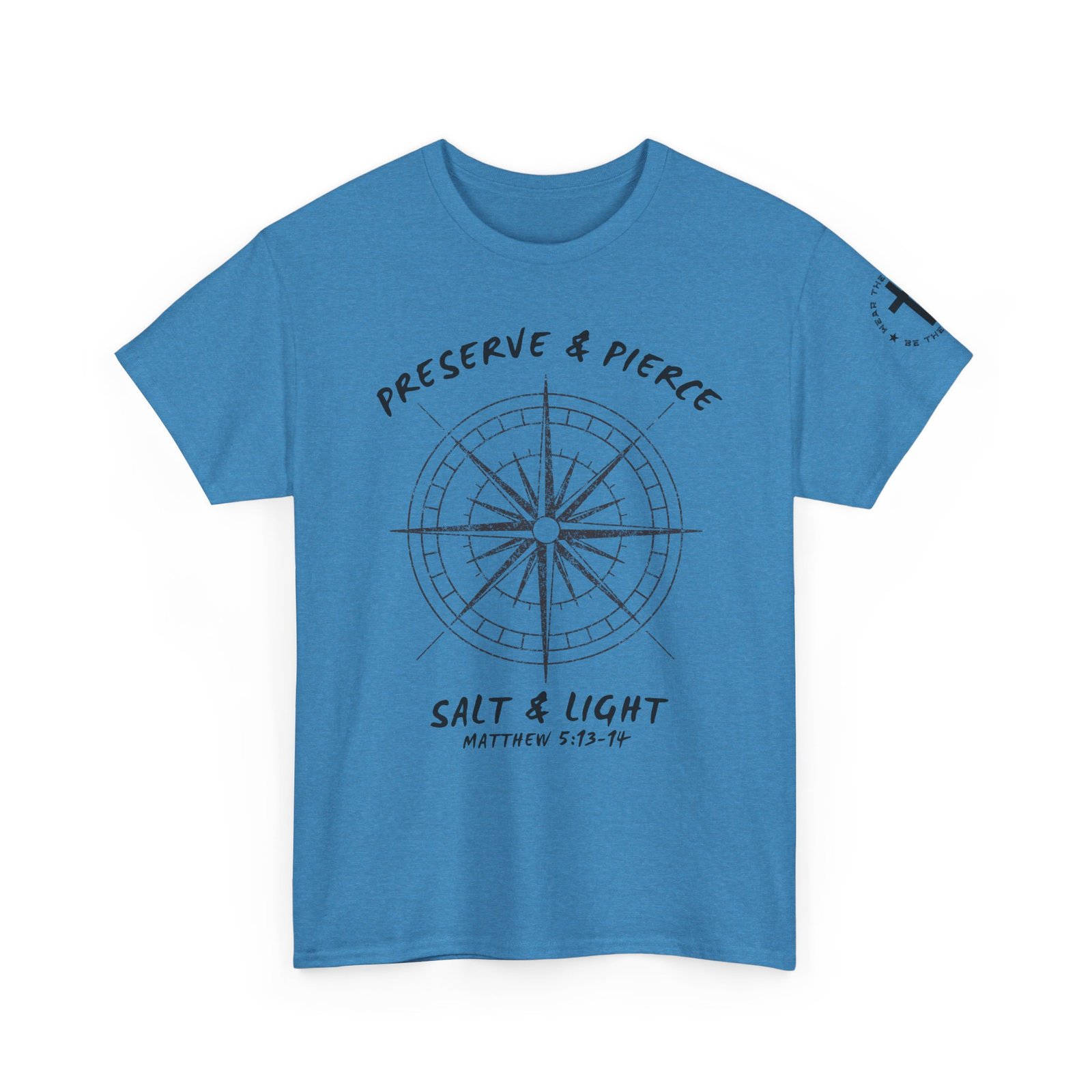 Compass Graphic Tee — "Salt and Light" Inspirational Christian T-Shirt - Image 73