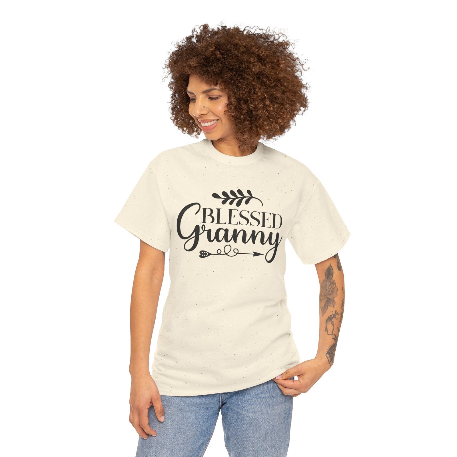 Blessed Granny T-Shirt – Floral Grandma Gift Tee - Image 47