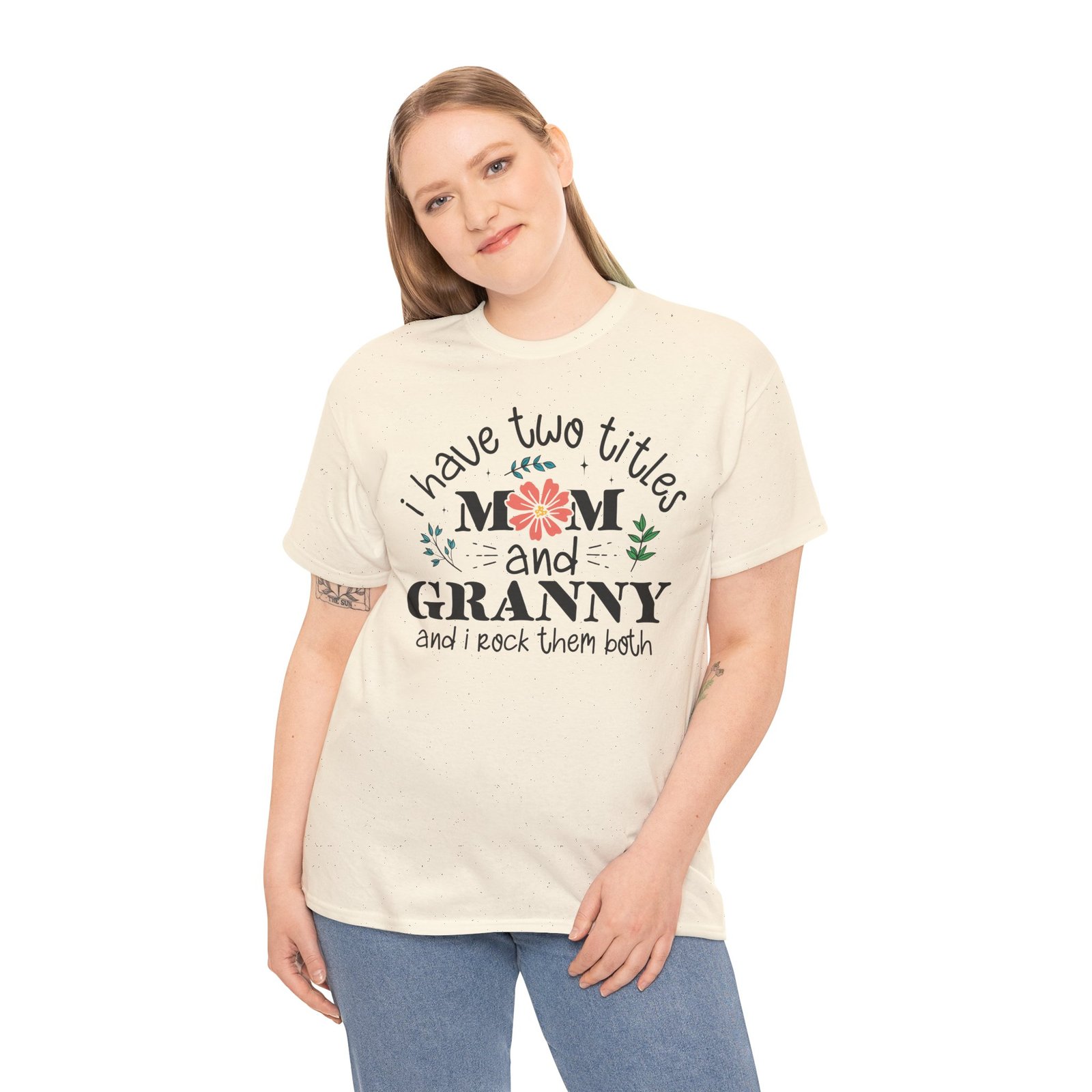 I Have Two Titles: Mom and Granny T-Shirt - Image 41