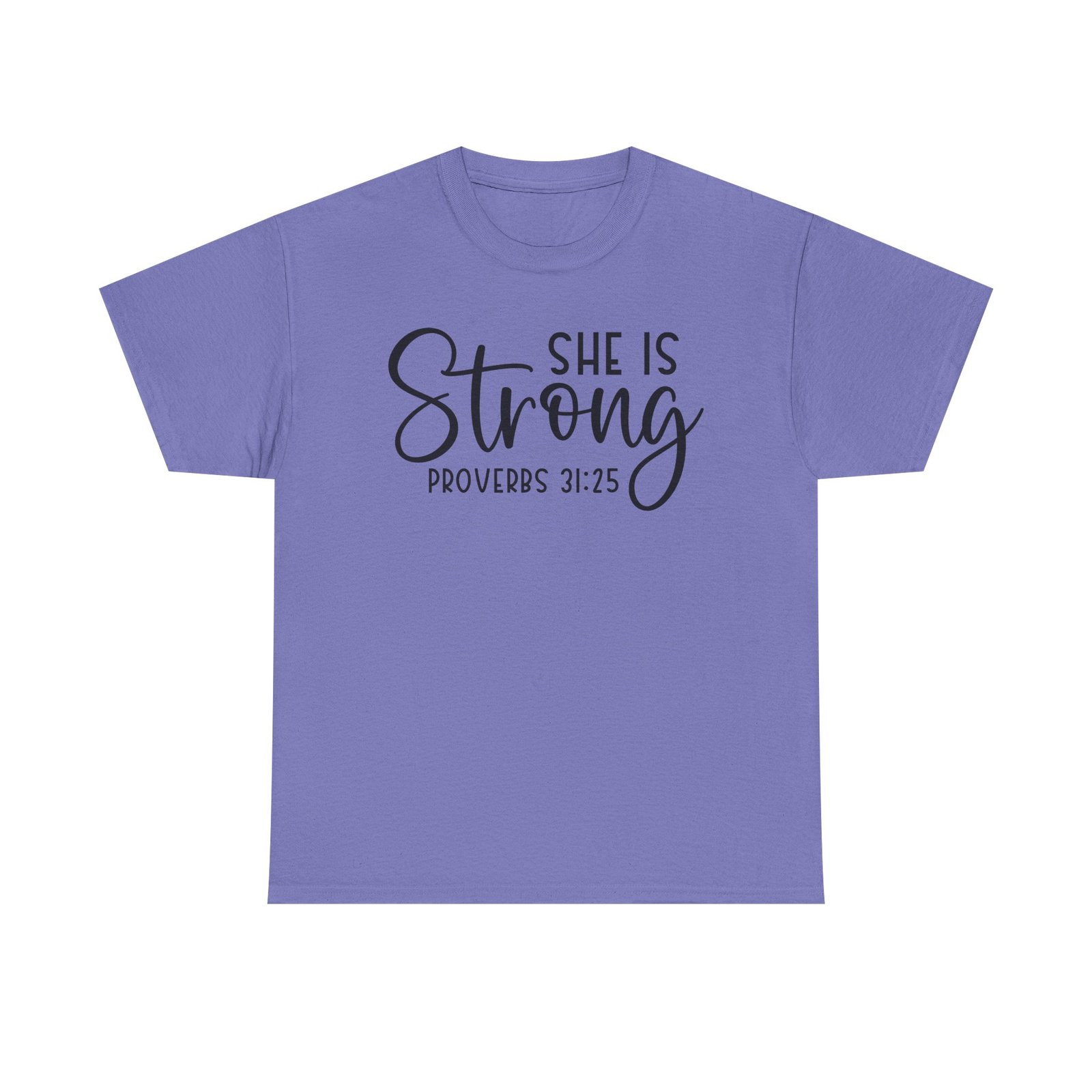 Proverbs 31 'She is Strong' — Inspirational Christian Tee - Image 72