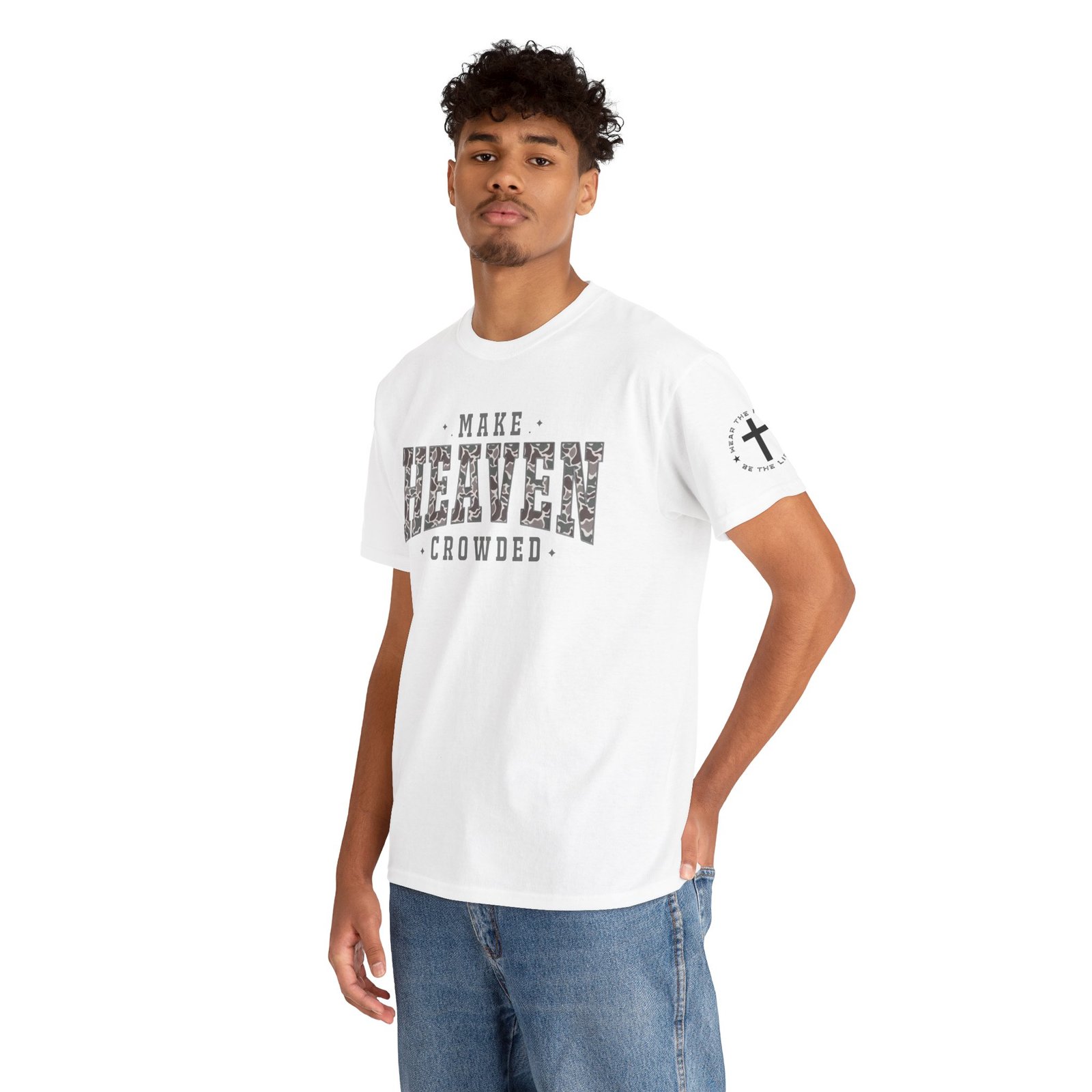 Make Heaven Crowded T-Shirt — Inspirational Christian Faith Tee - Image 17